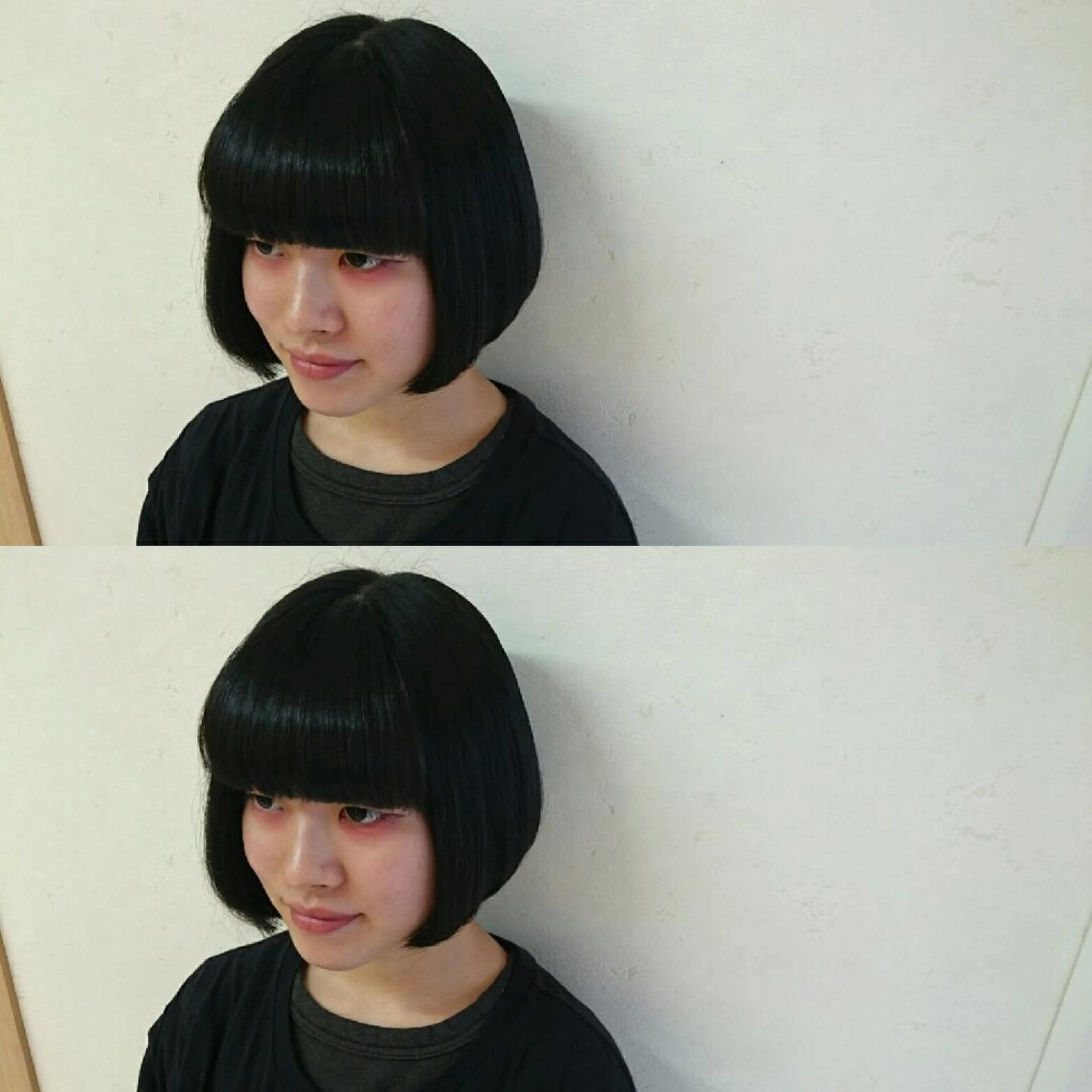 ショート ボブ 透明感ハイライト◎ 伊藤夏海のヘアスタイル