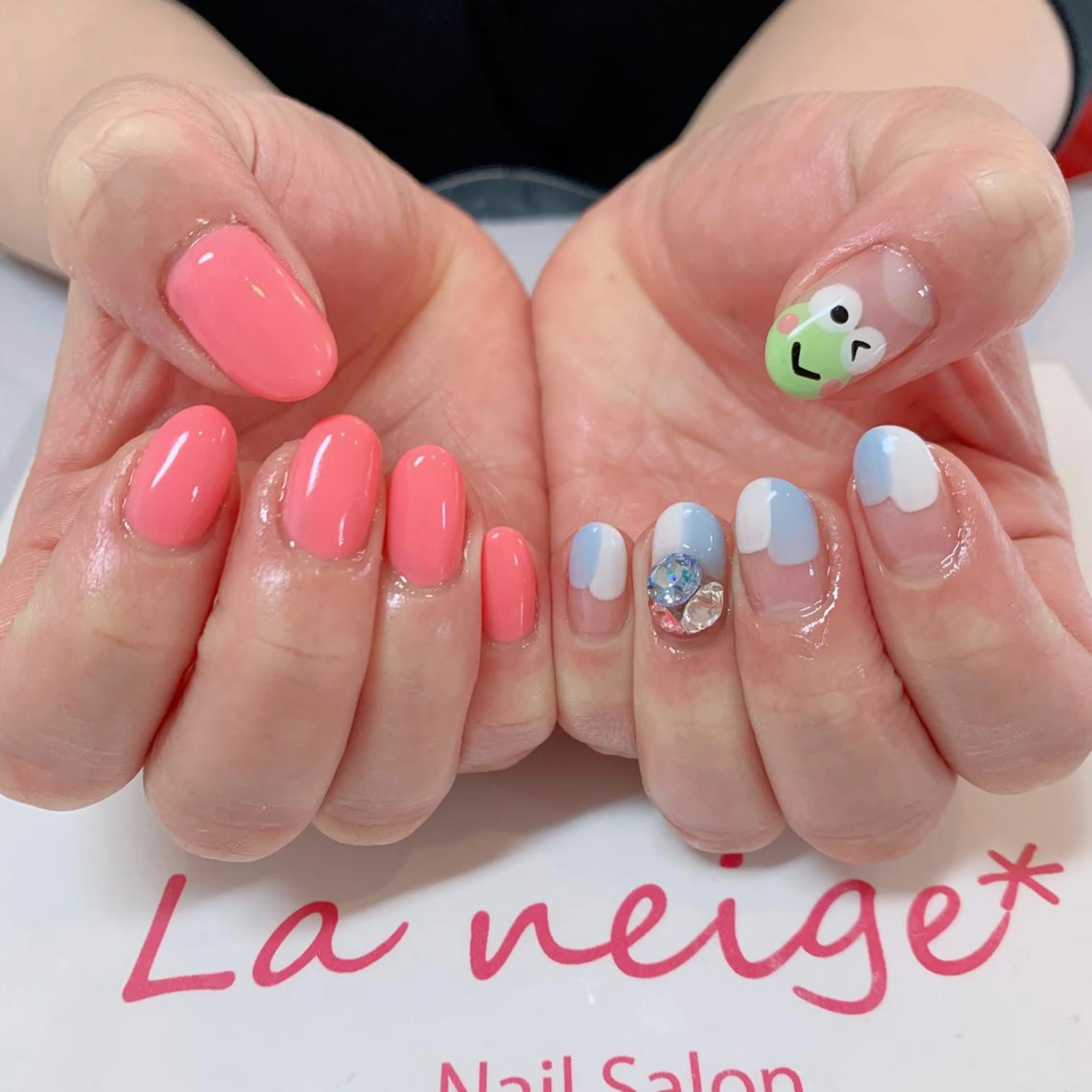 ネイル La neige* yuki 🥯🍑のネイルデザイン