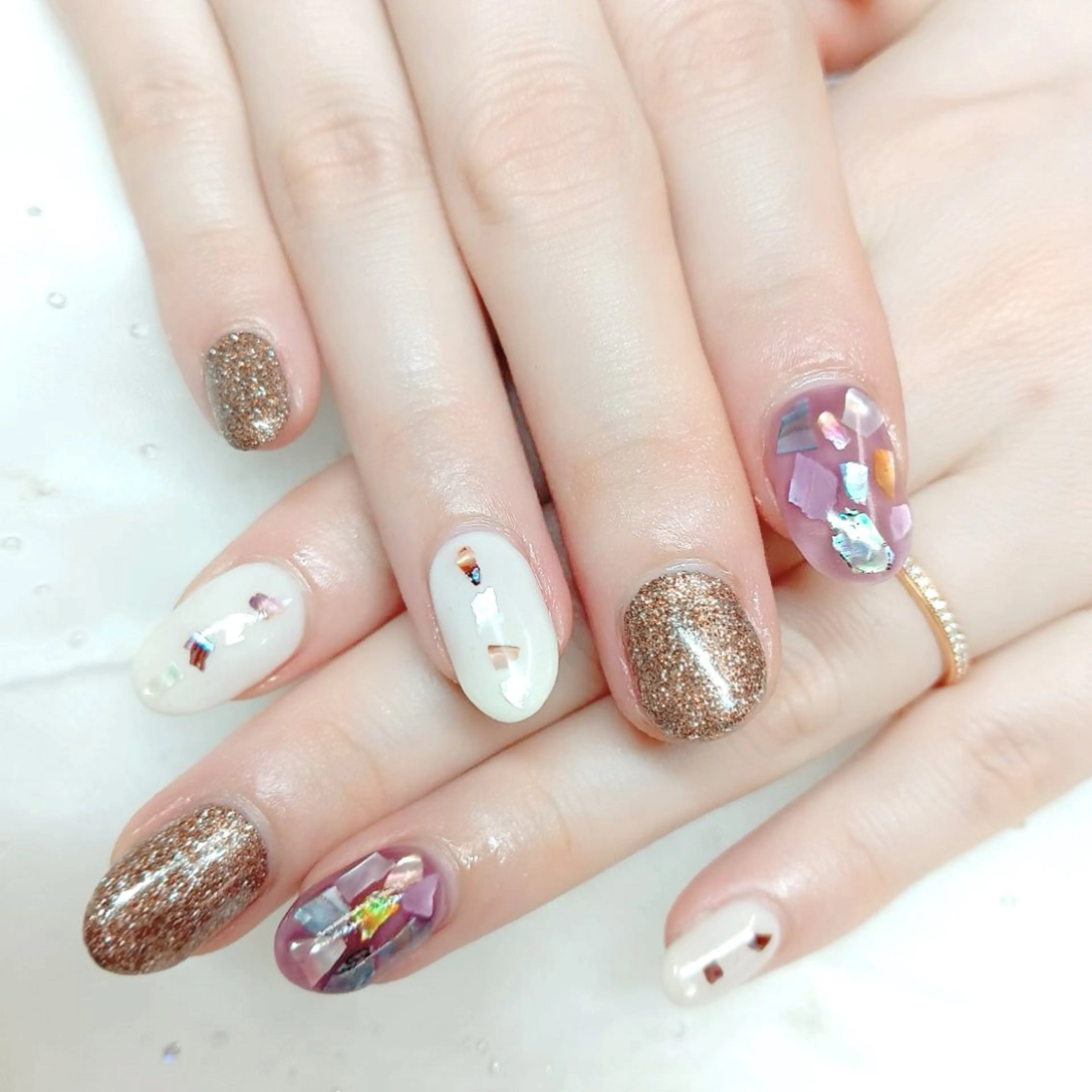 ネイル ハンドネイル 柘植 祐子のネイルデザイン