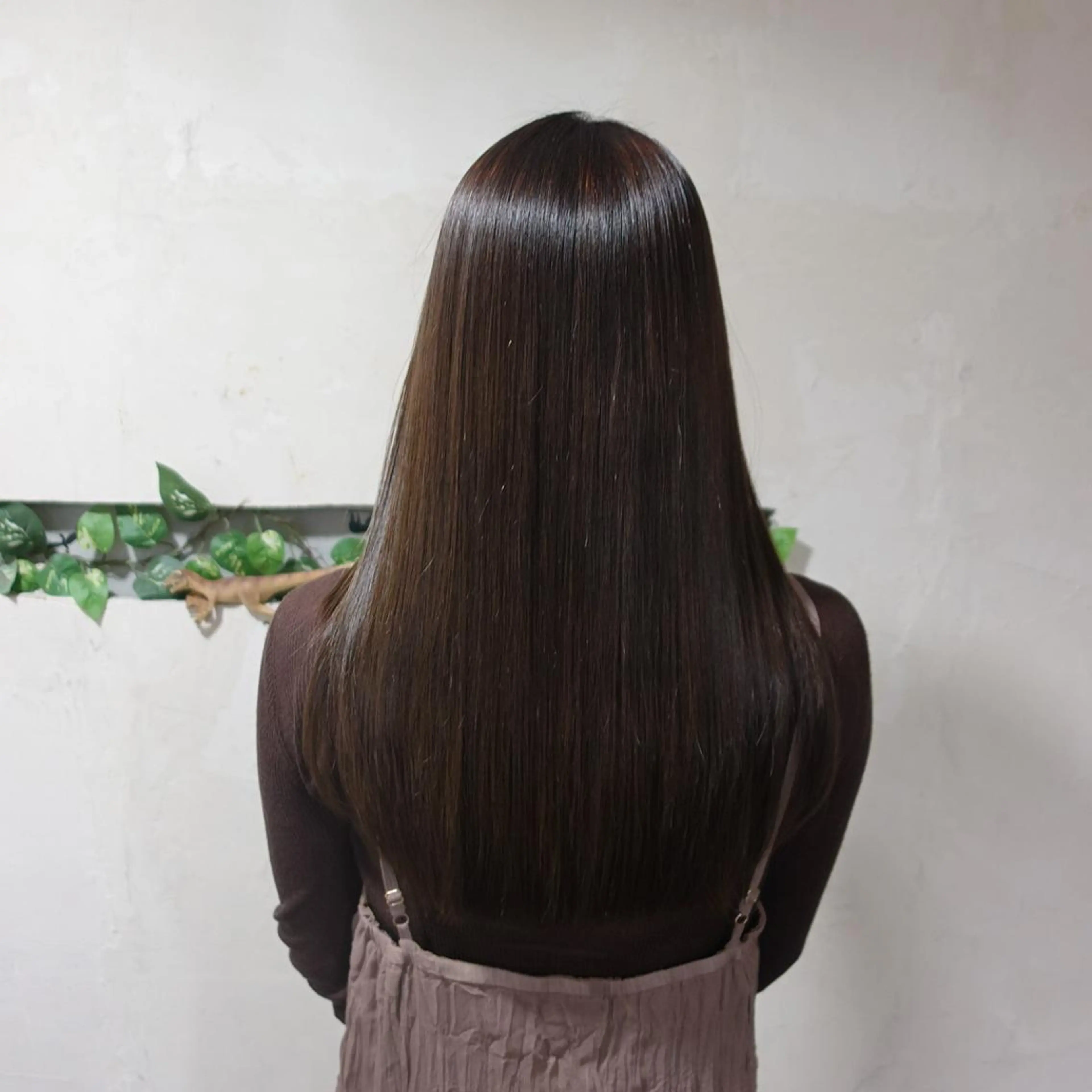 ロング くせ毛 伸ばしかけ 髪質改善 縮毛矯正 トリートメント 縮毛矯正 縮毛矯正＆髪質改善特化型サロン所属・髪質改善＆縮毛矯正 三上大地のヘアスタイル