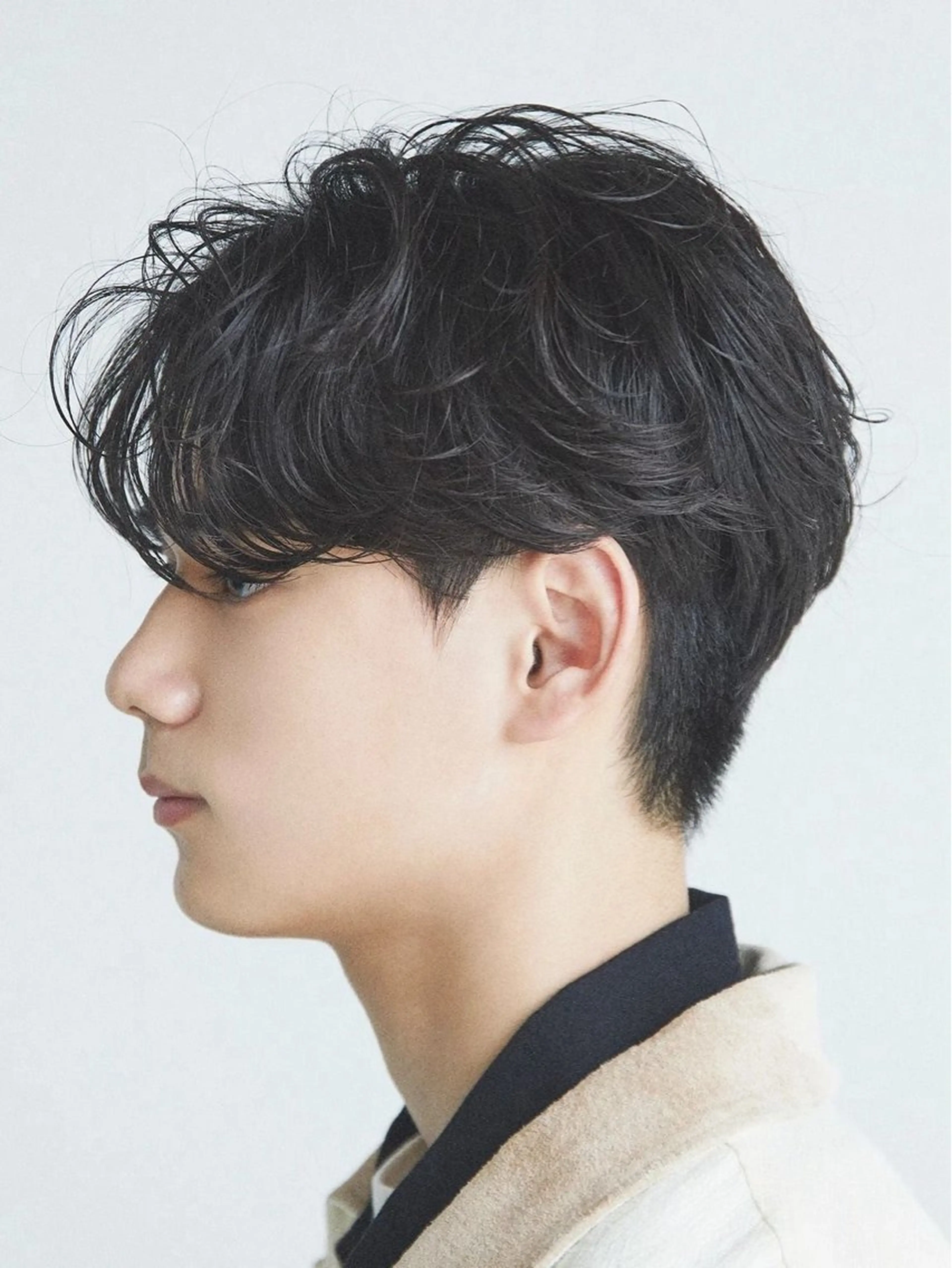 メンズ 🎀調布仙川透明感オ リーブカラー干莉🎀のヘアスタイル