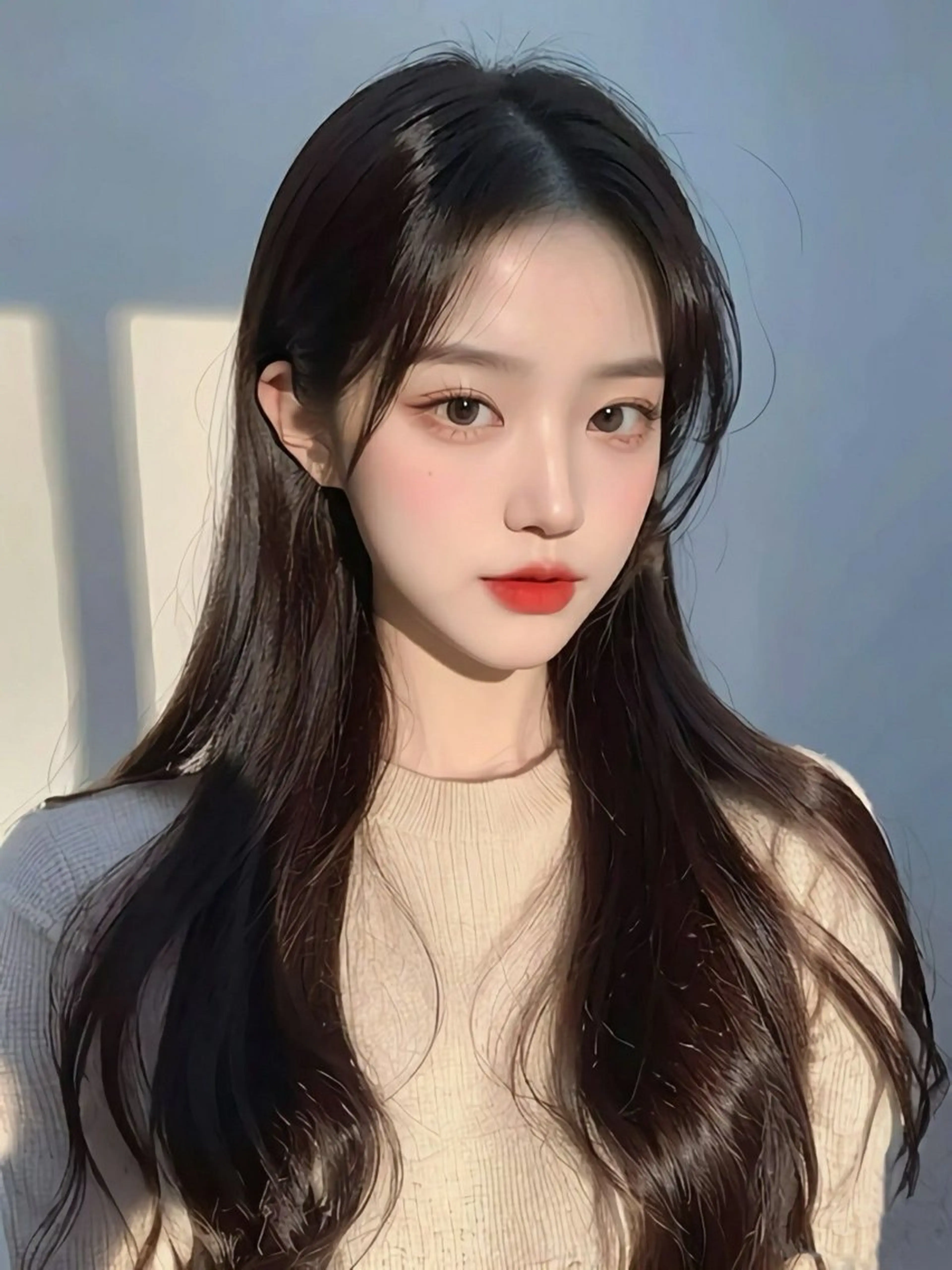 ロング カラー カット ヘアカラー トリートメント ワンホンヘア ケラチン/Kaitoのヘアスタイル