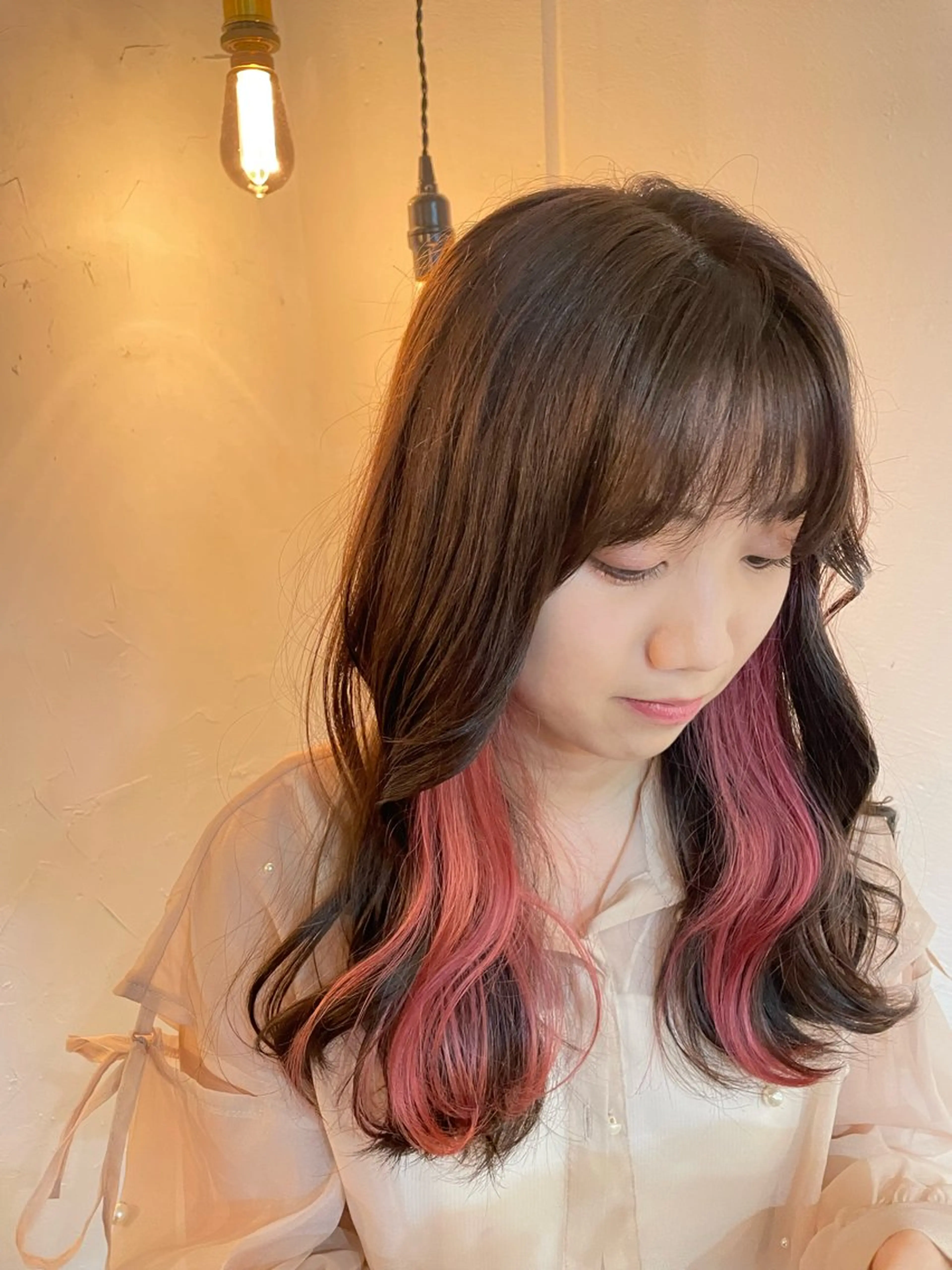 ロング カラー 京都美容師 塩のヘアスタイル