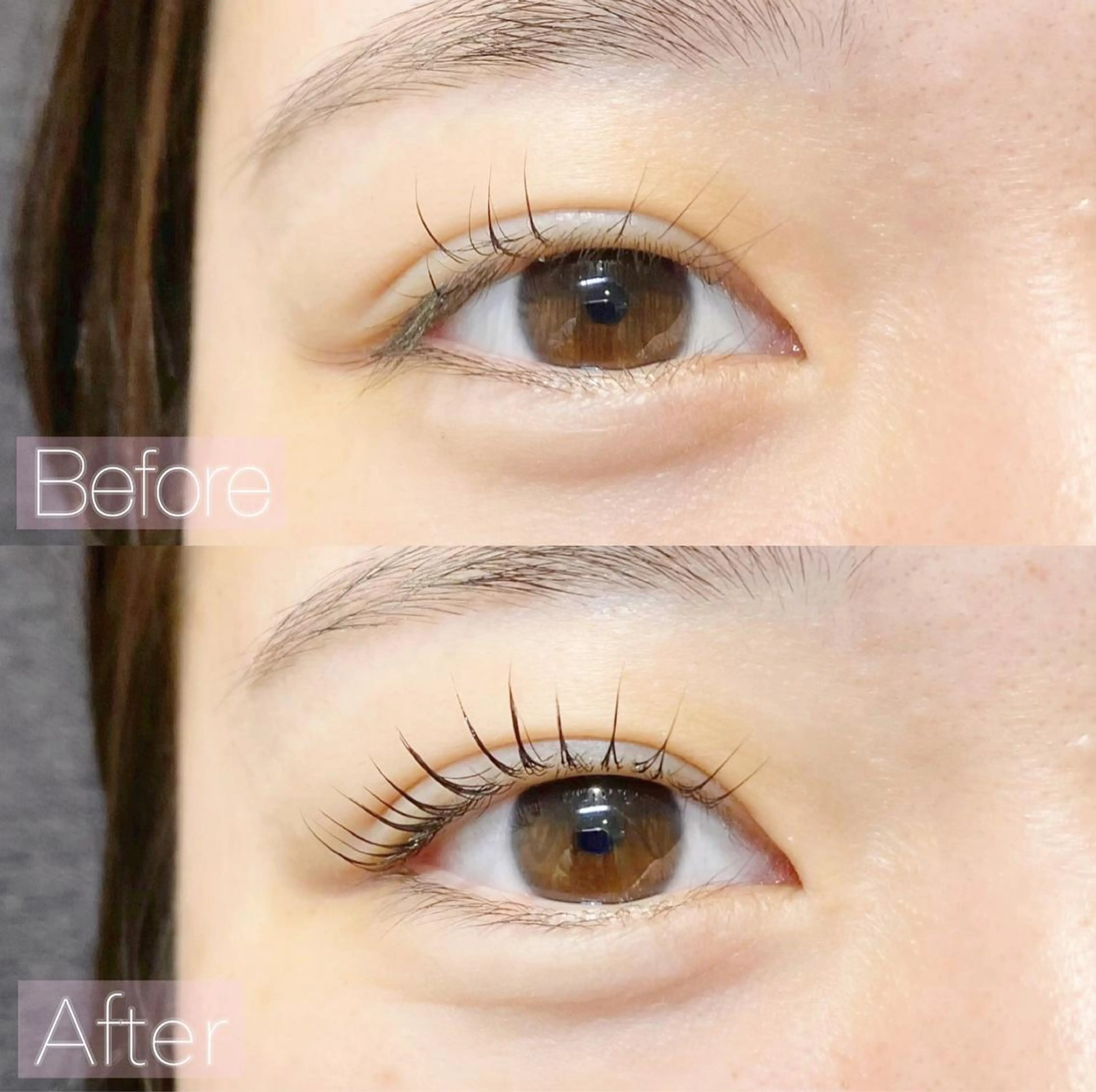 ロング パーマ ネイル マツエク・マツパ アイブロウ ナチュラル GO TODAY SHAiRE SALON 新宿Ciel店所属・似合わせまつ毛🫧 さくら🌸のマツエク・マツパデザイン