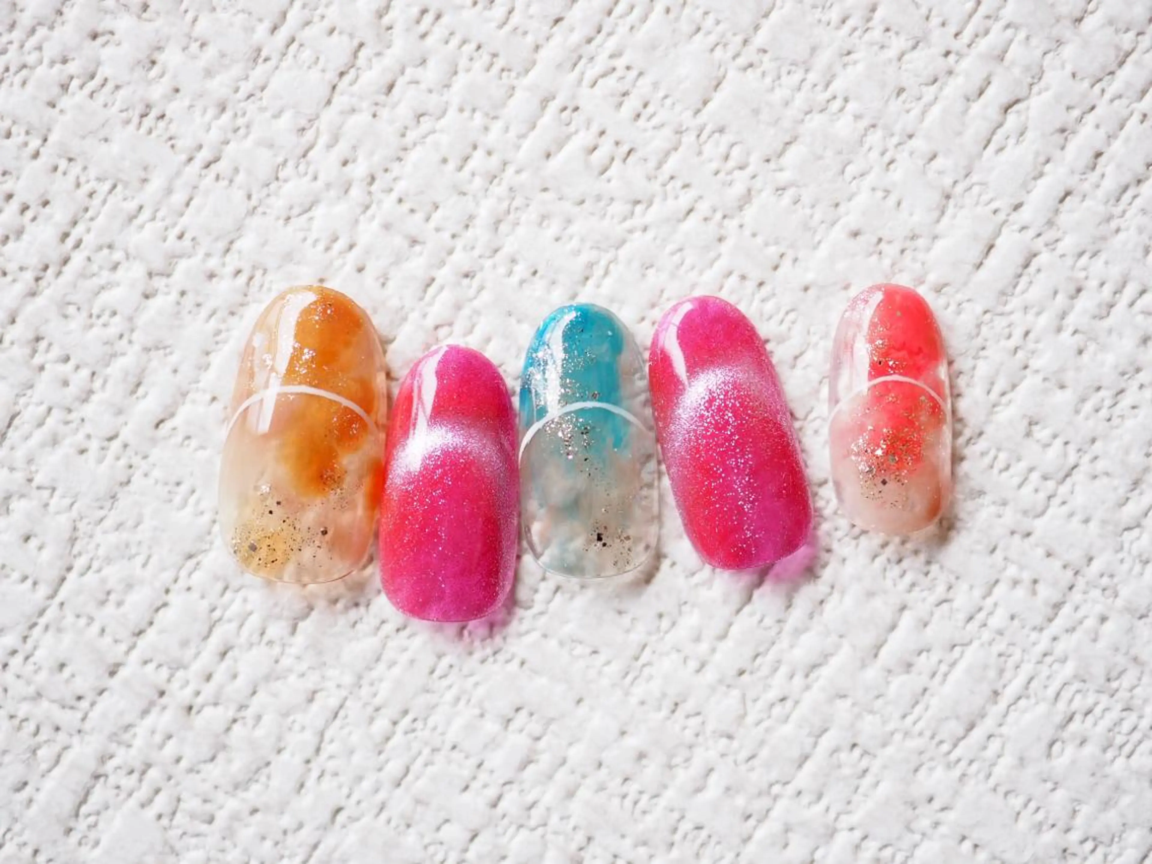 ネイル ハンドネイル トップネイリスト Ribbon立川店のネイルデザイン