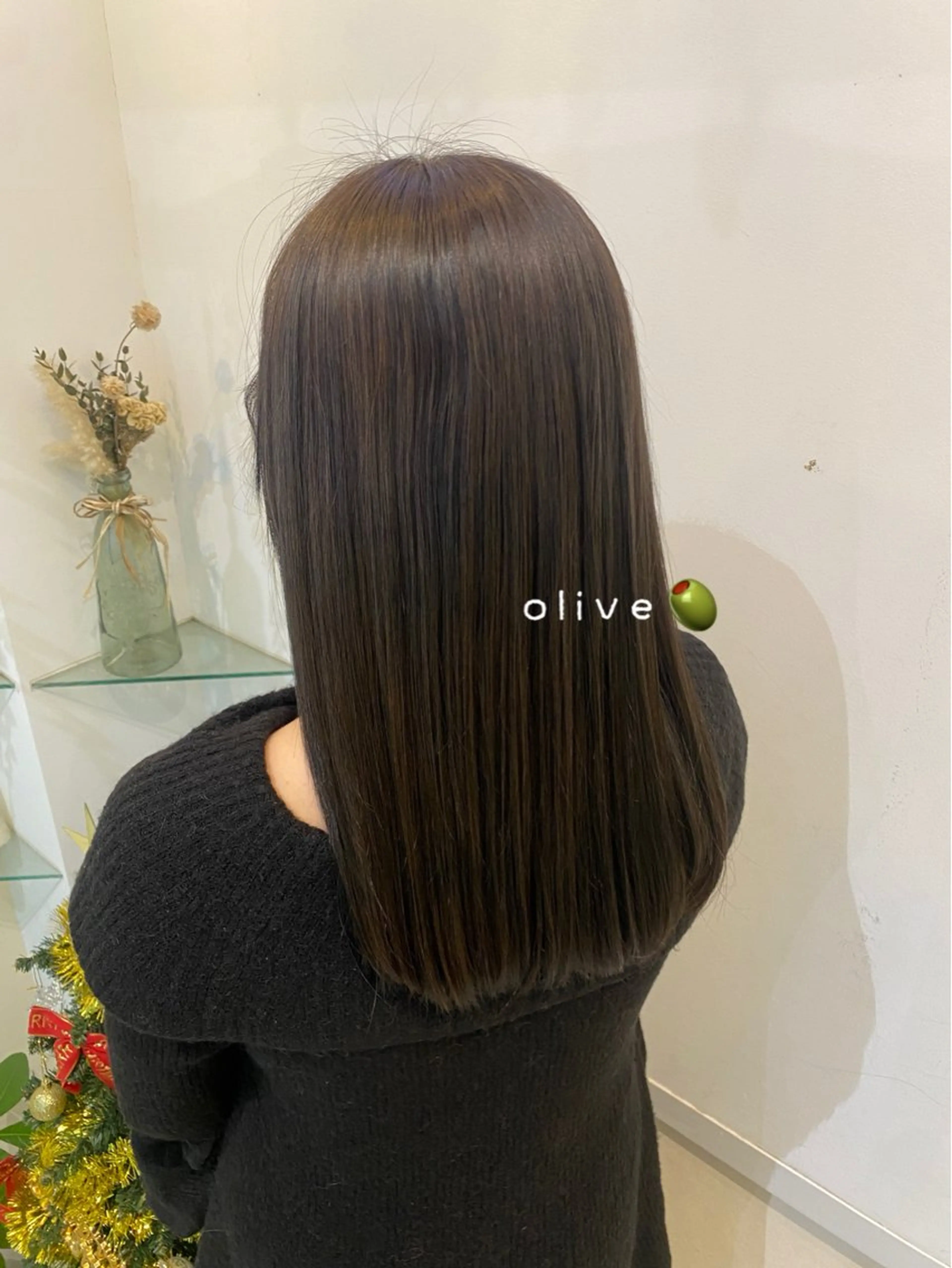 カラー カット トリートメント 透明感カラー🧁🩰 🫧仲松良菜🎀のヘアスタイル