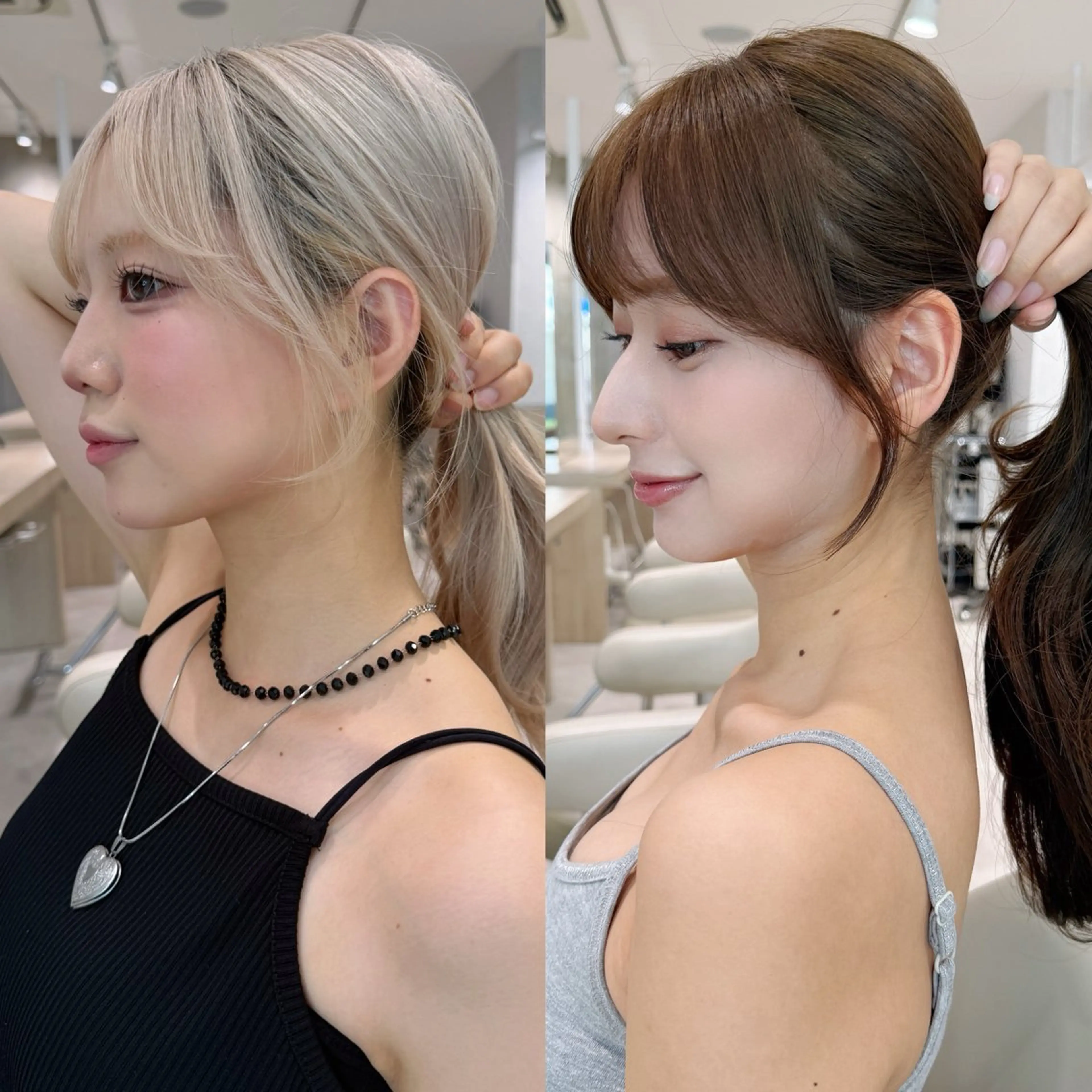 セミロング カラー パーマ カット エリア人気No.1 美容室Ash西船橋のヘアスタイル