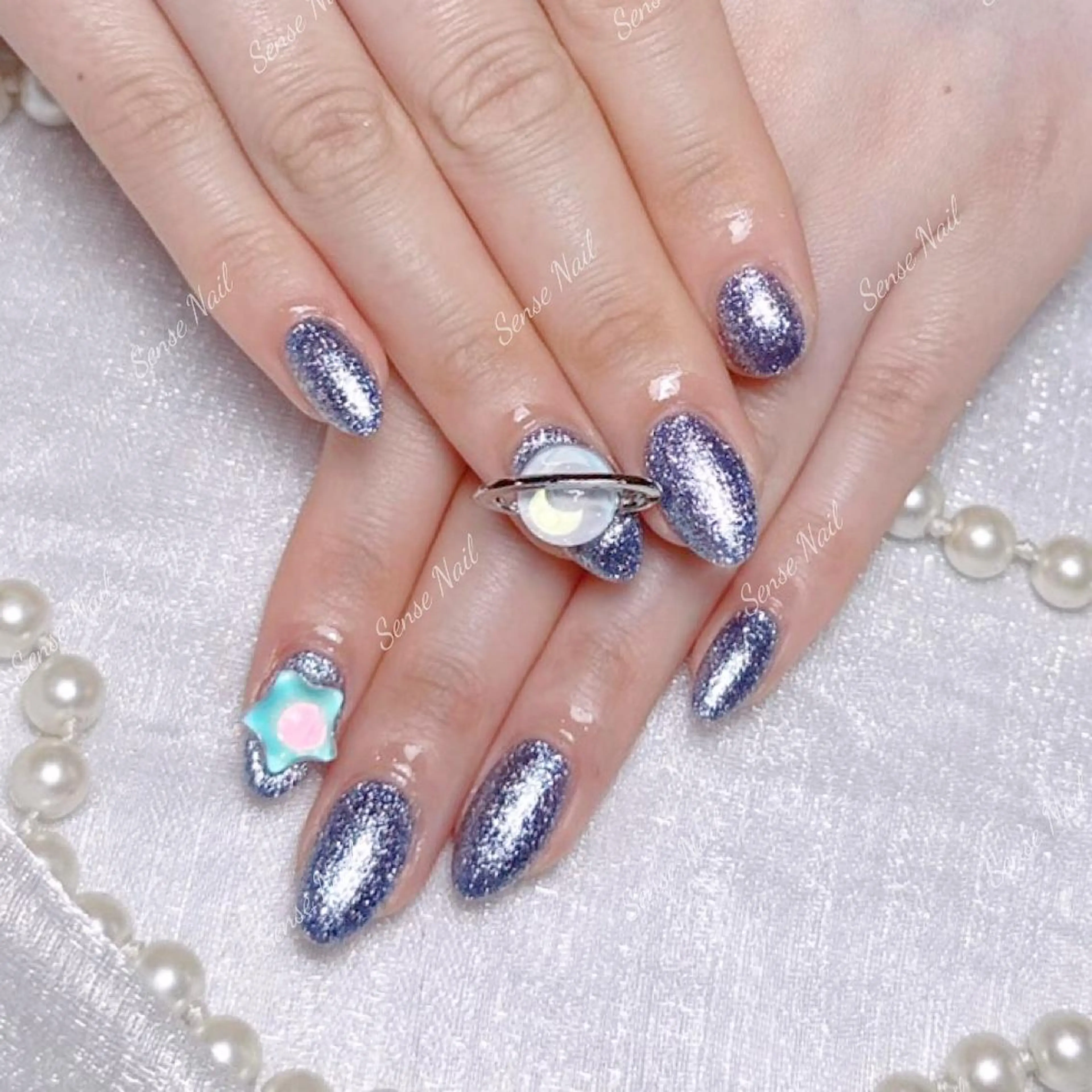 ネイル ハンドネイル ハンドケア Queening 🦋のネイルデザイン