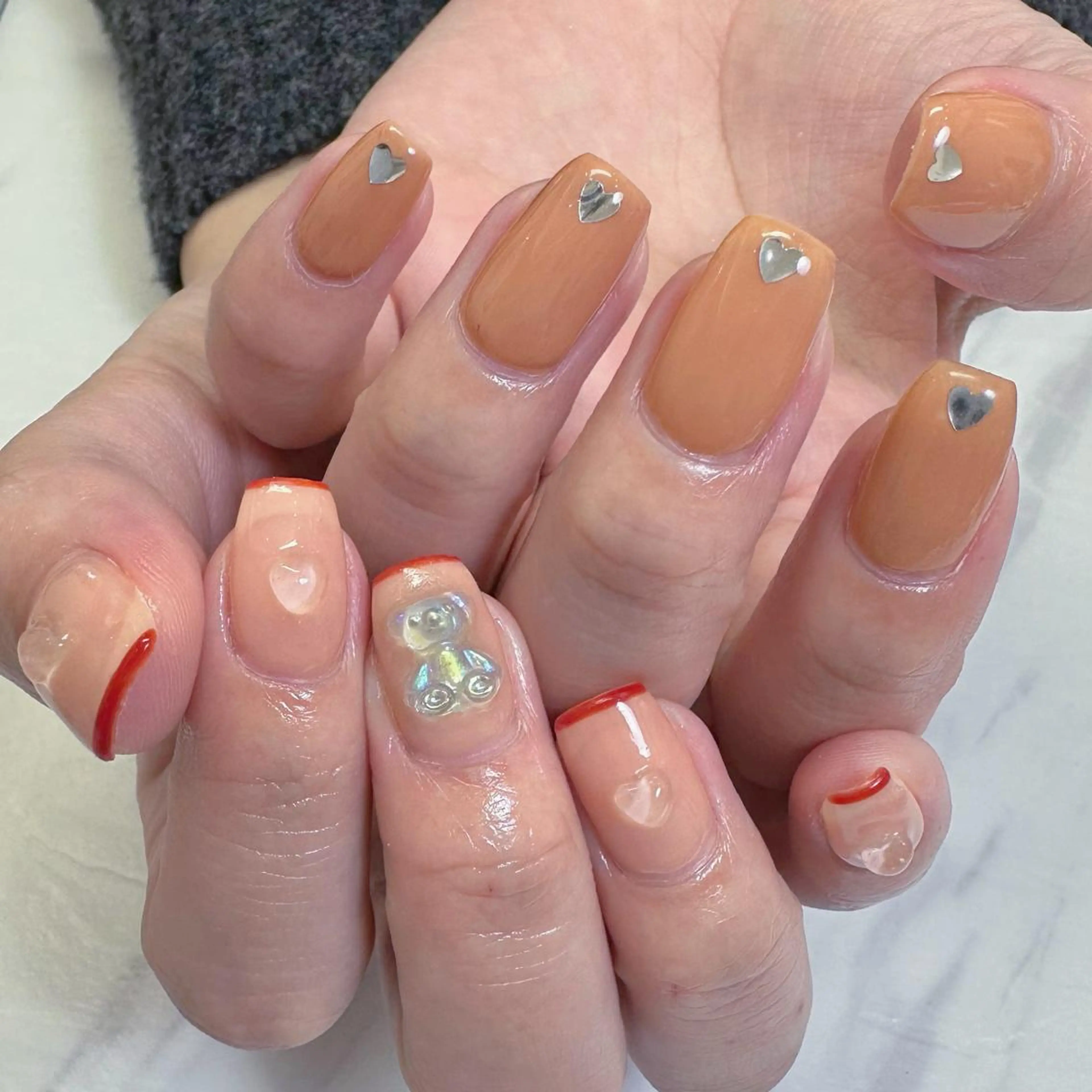 ネイル 持ち込み ハンドネイル ハンドケア Diamond ✨のネイルデザイン