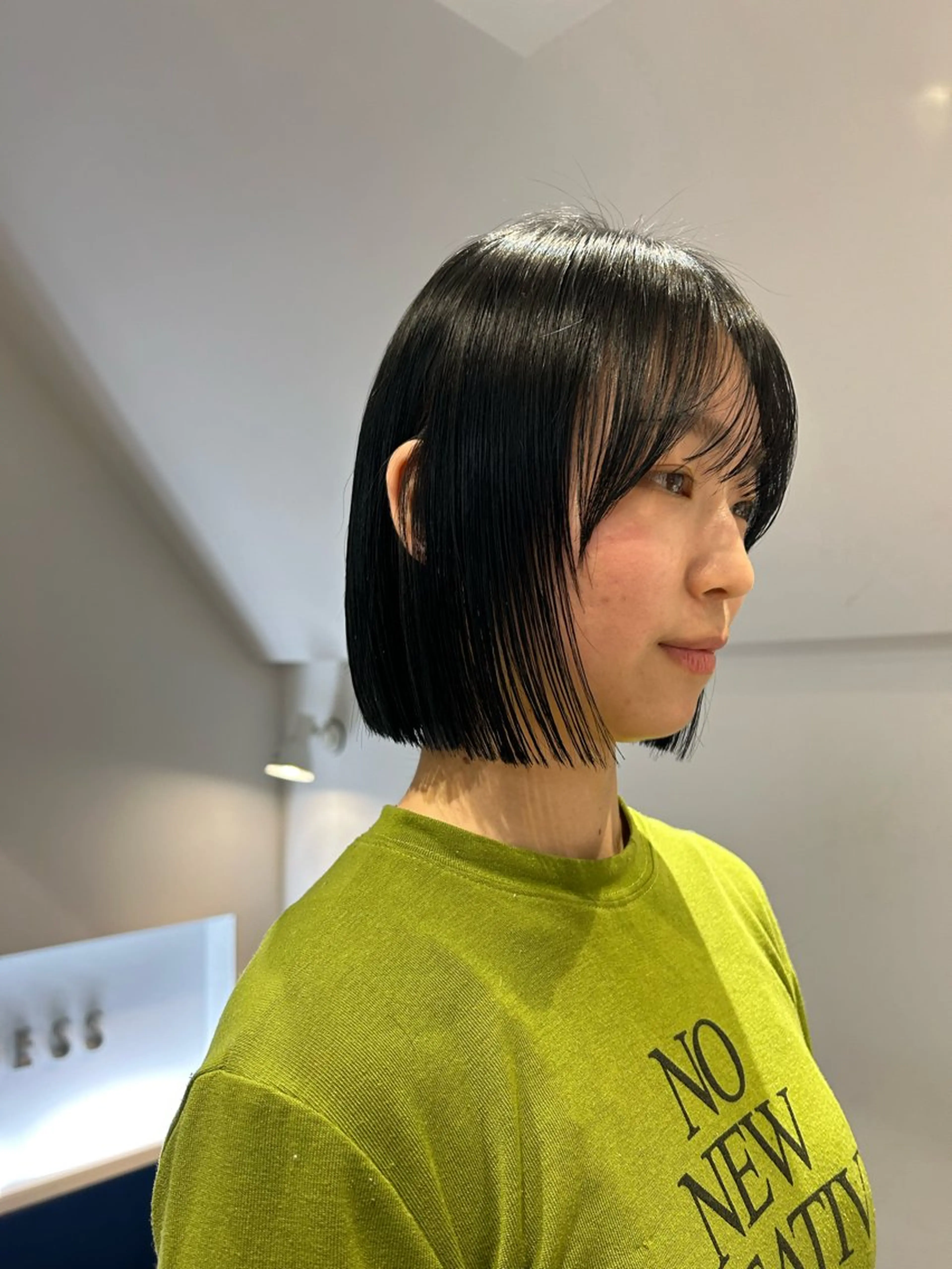 ミディアム カラー パーマ レイヤー/透明感/ ブリーチなし/わかなのヘアスタイル