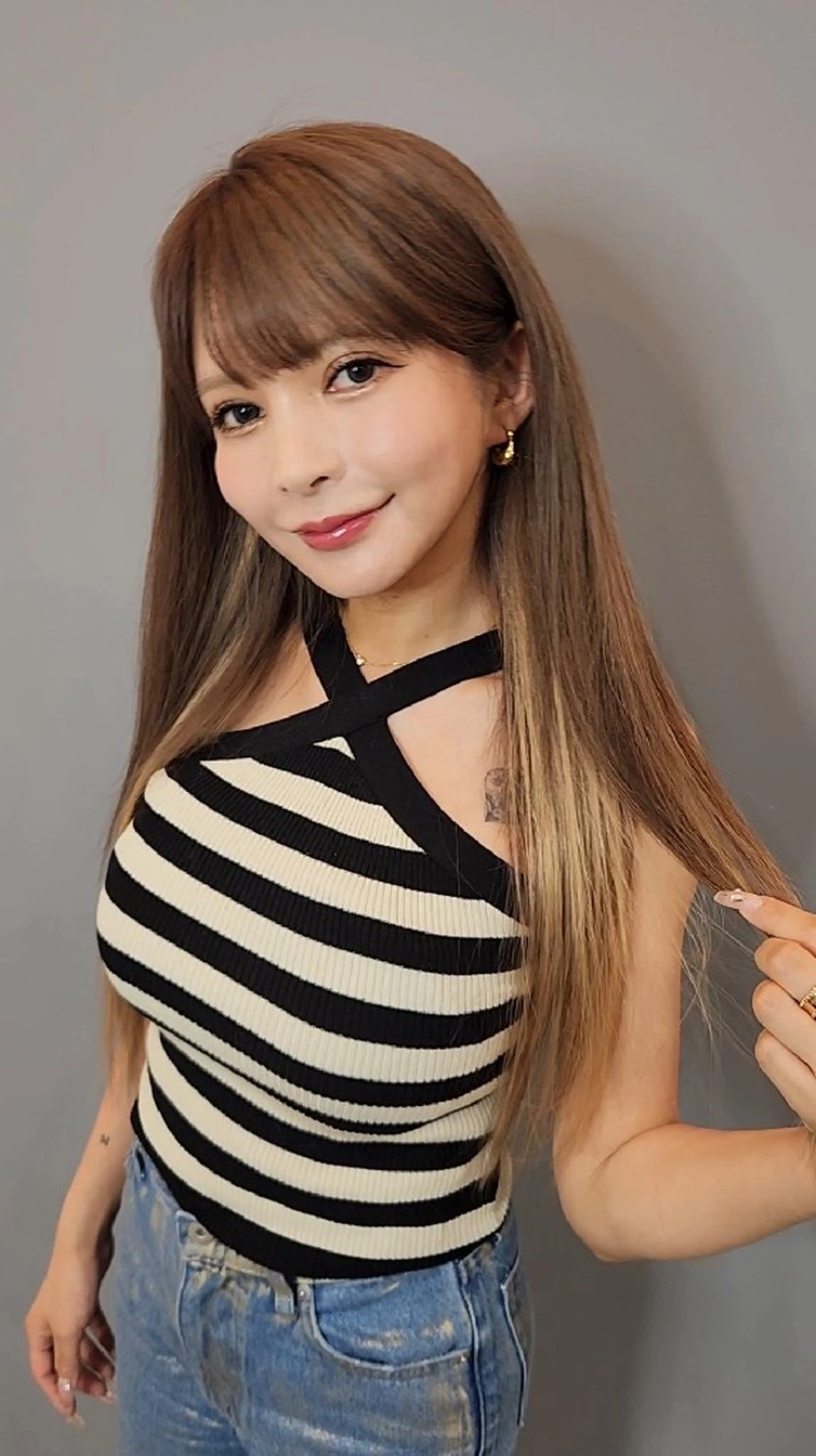 ロング カラー エクステ WAVE所属・エクステ/ハイトーン 伊藤のヘアスタイル