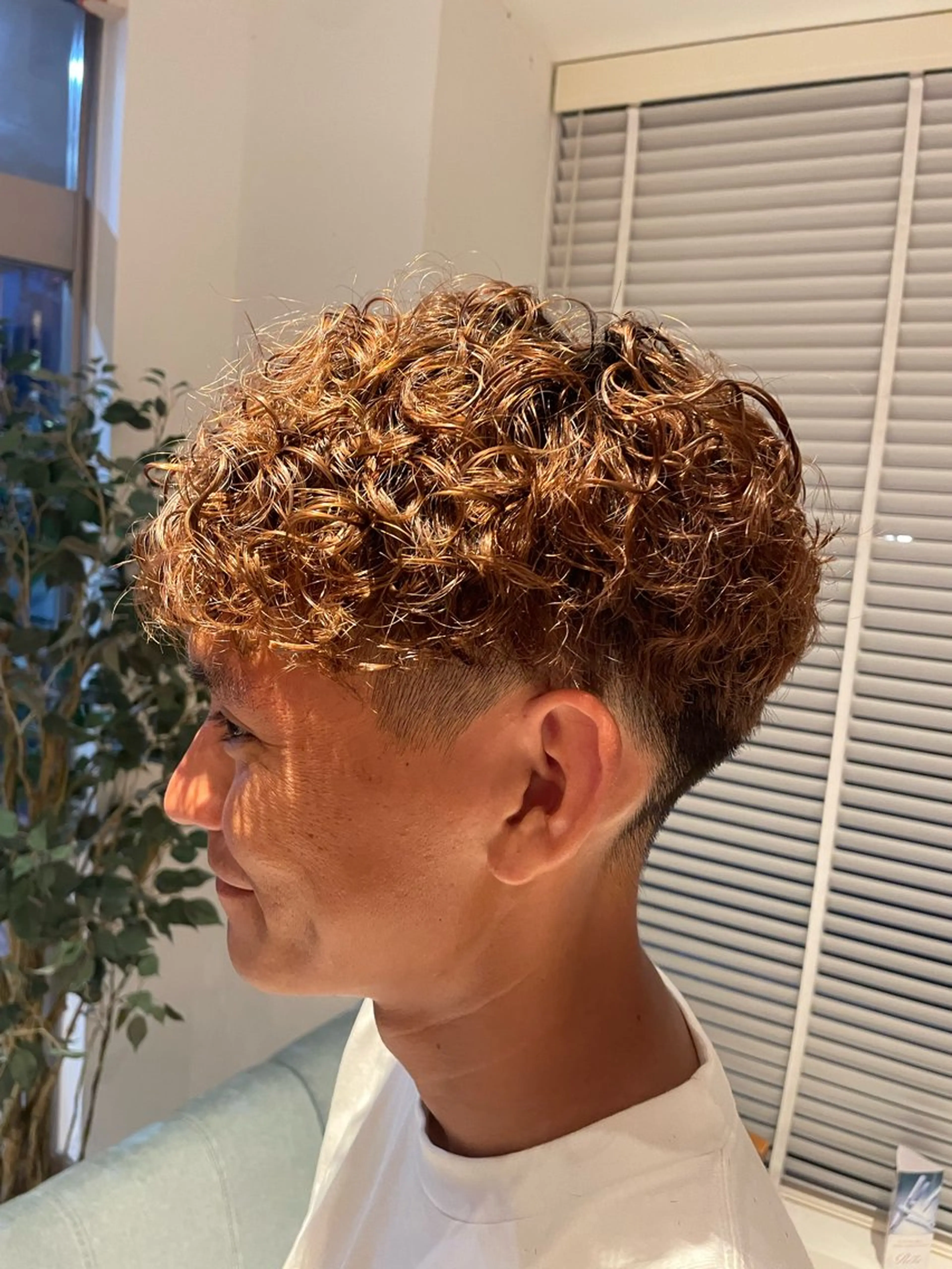 パーマ メンズ カット パーマ MOEKA🌺レディ ースカットモデルのヘアスタイル