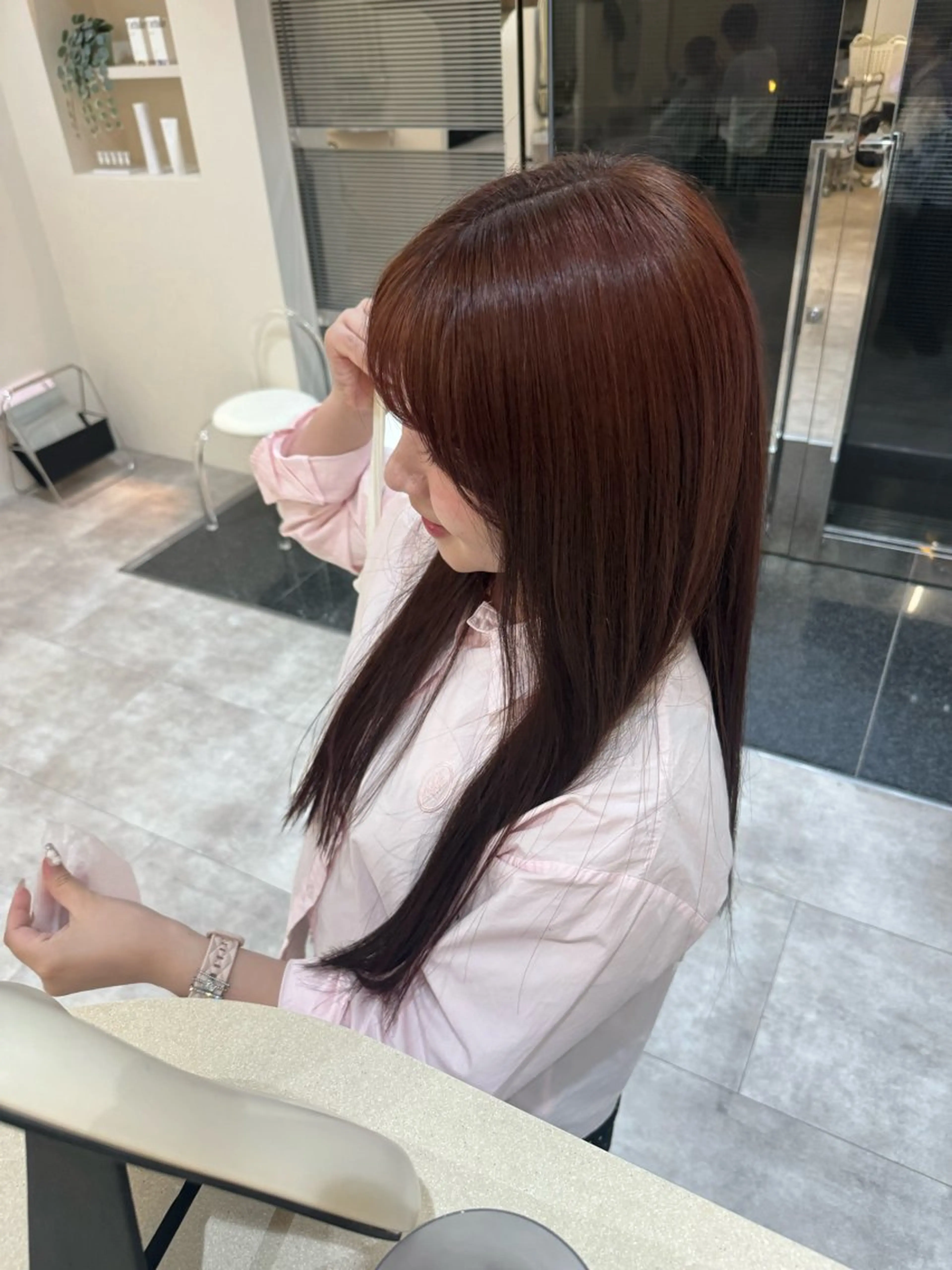 ロング カラー Defi【ディフィー】所属・defi/ rinaのヘアスタイル