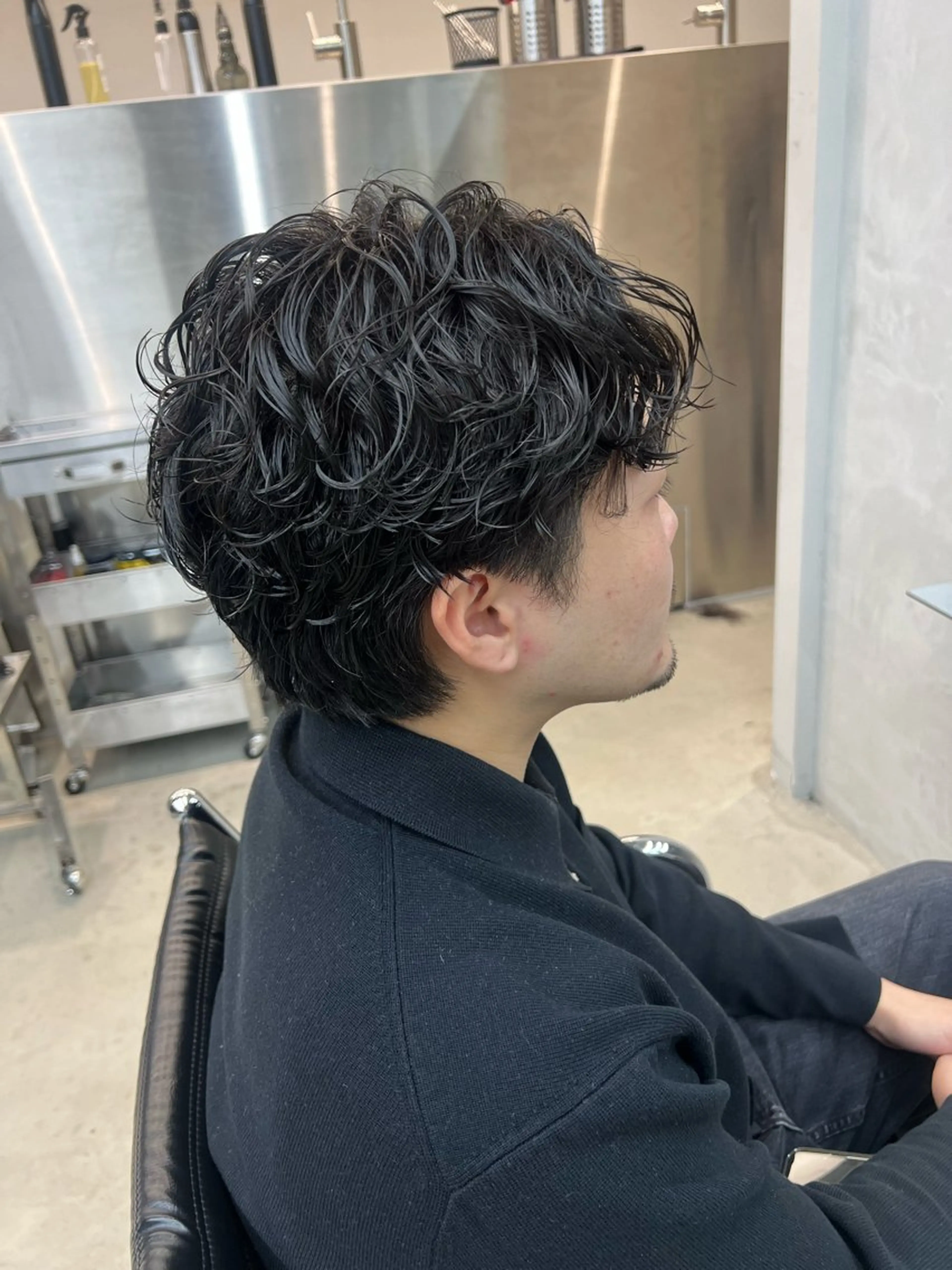 パーマ カット パーマ 吉沢遣人/レイヤー 艶カラー/パーマのヘアスタイル