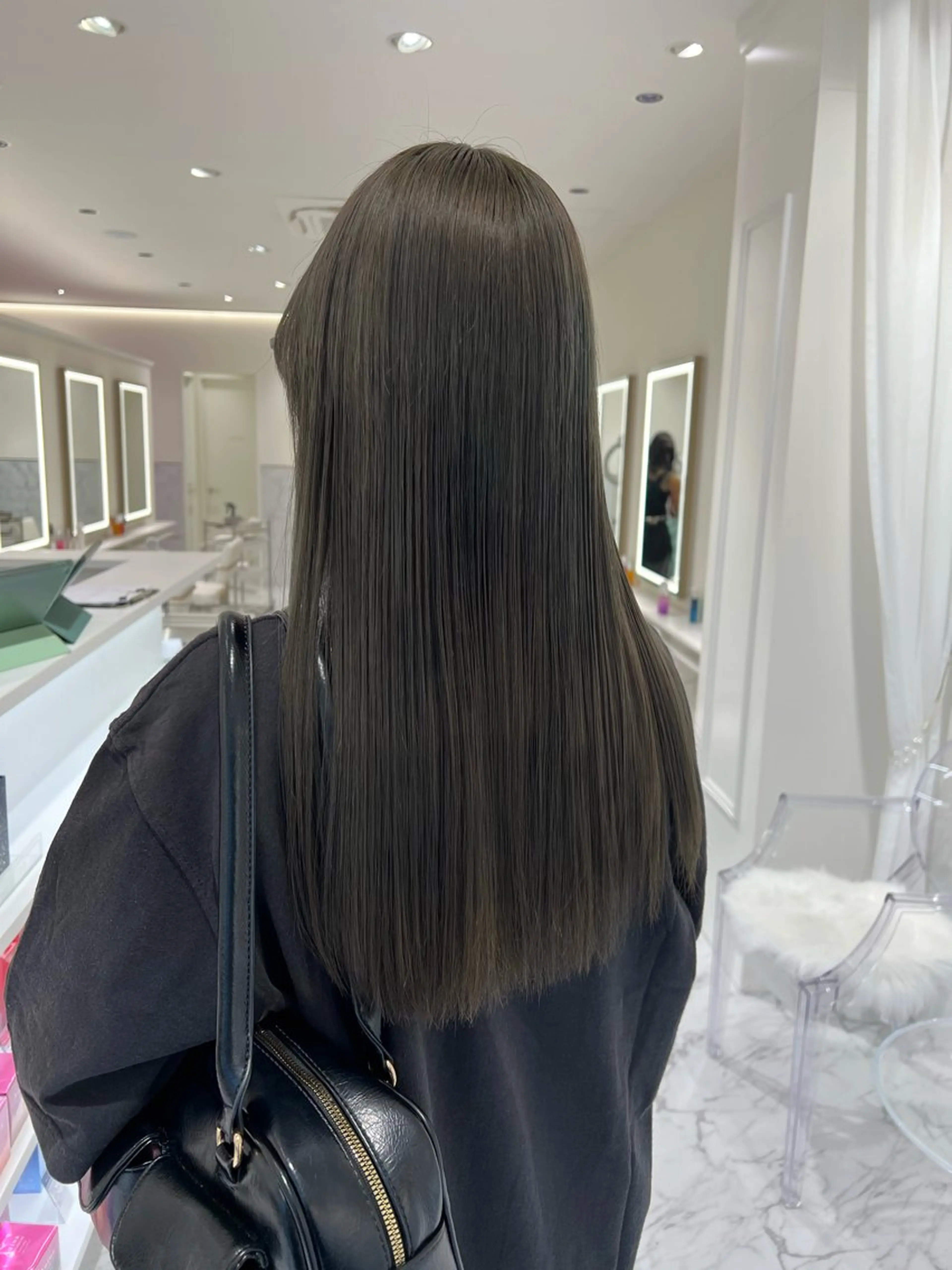 ロング カラー ヘアカラー ParveMix🍀 藤原愛未のヘアスタイル