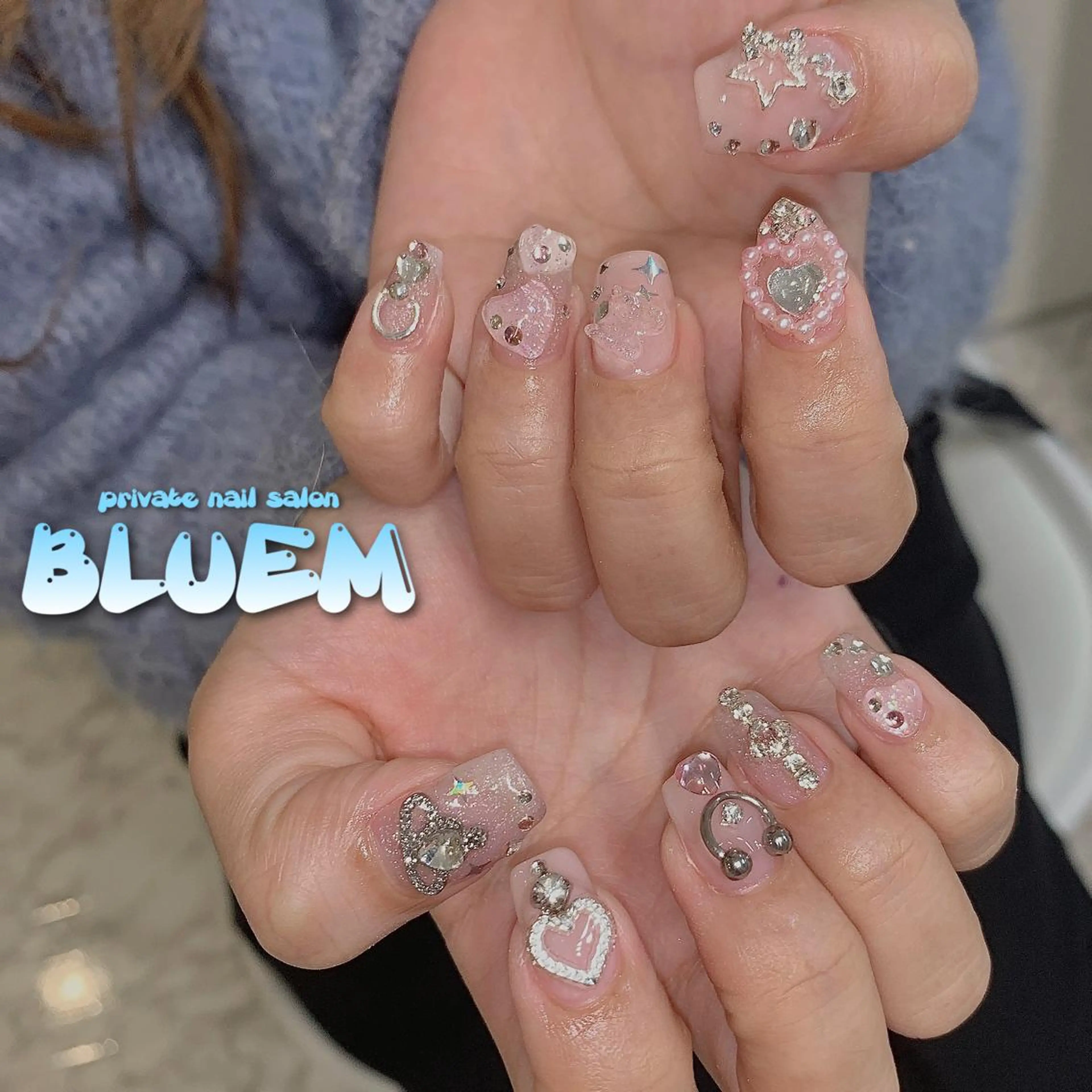 ネイル ハンドネイル BLUEM なな🐶のネイルデザイン