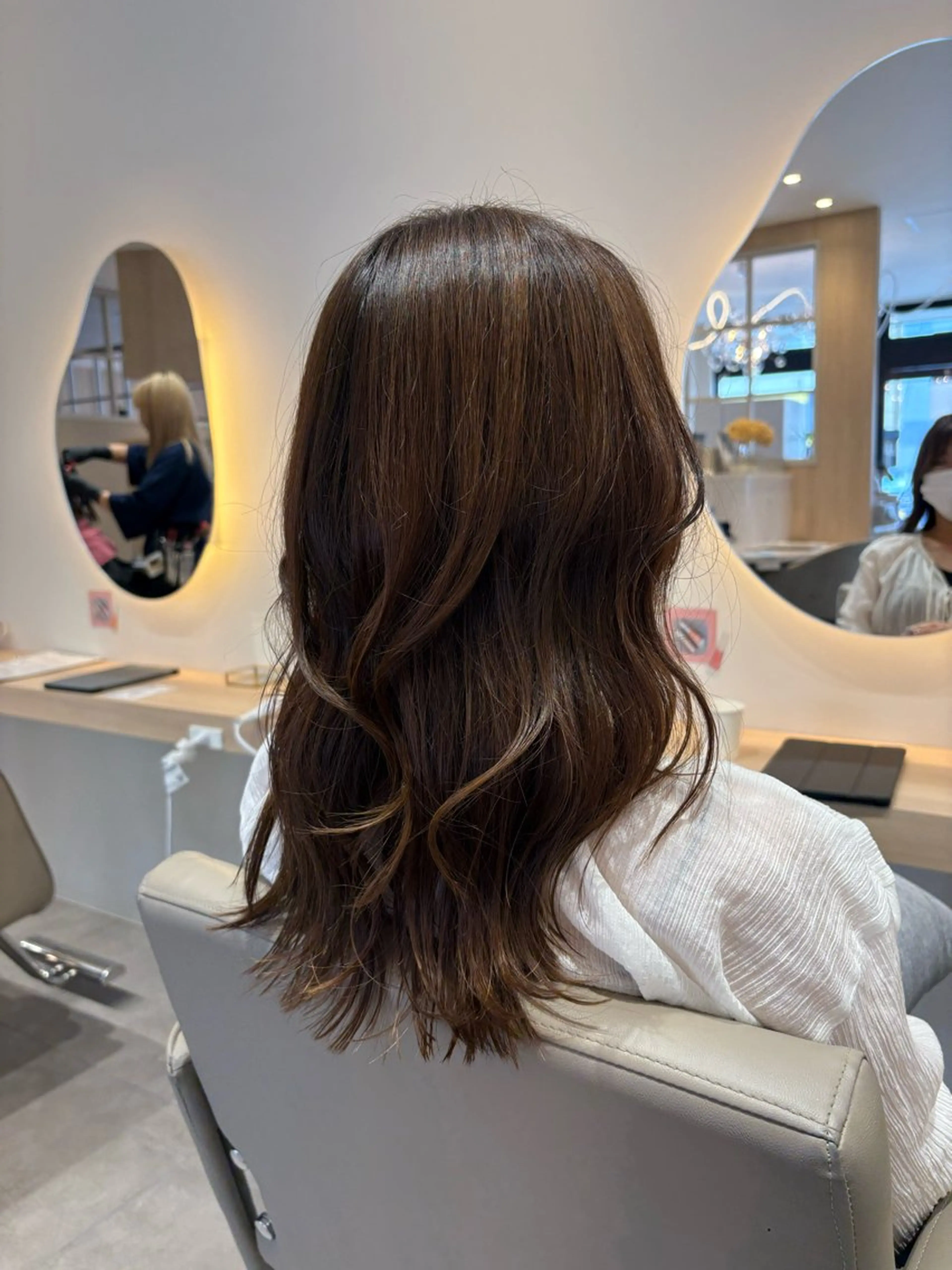 ロング カラー カット ヘアカラー レイヤー/透明感/髪 質改善/メンズ/佐藤のヘアスタイル