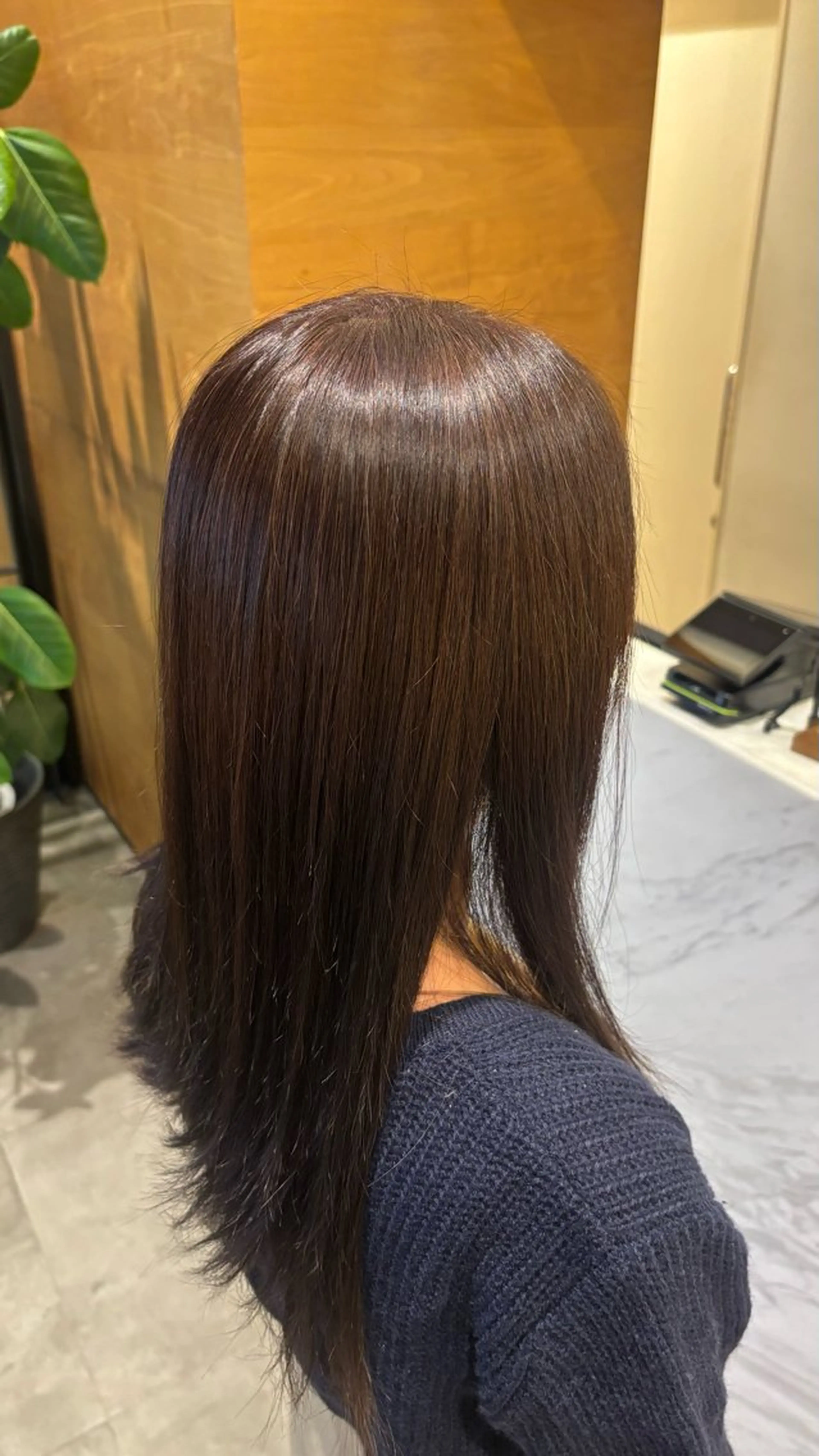 ロング カラー ブラウンカラー レッドカラー レッドブラウン ヘアカラー COCOMI🌻 湘南T-SITEのヘアスタイル