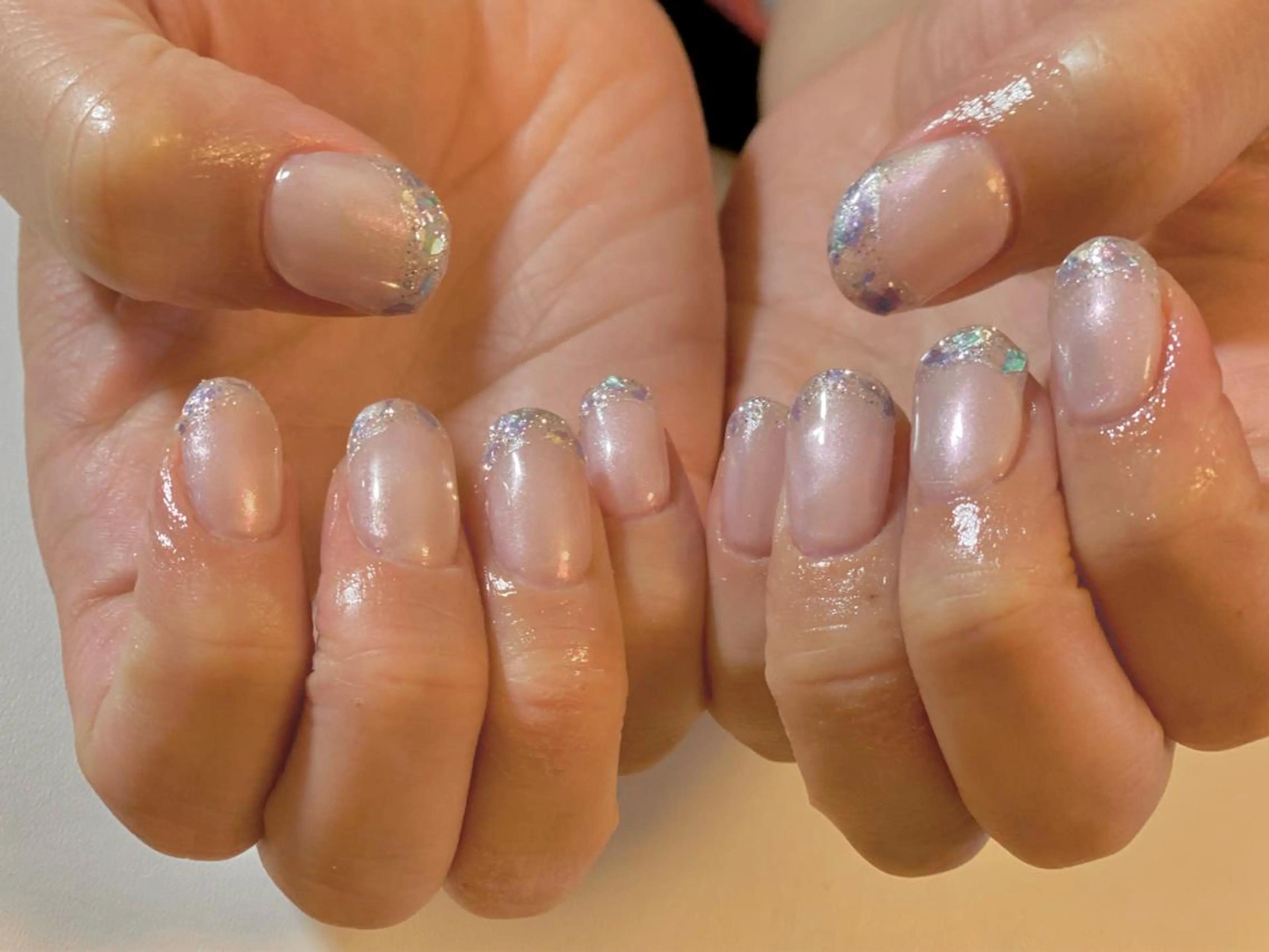 キッズ ネイル フレンチネイル ガラスフレンチ 韓国ネイル オフィスネイル ハンドネイル おうちネイルサロン RINAのその他イメージ