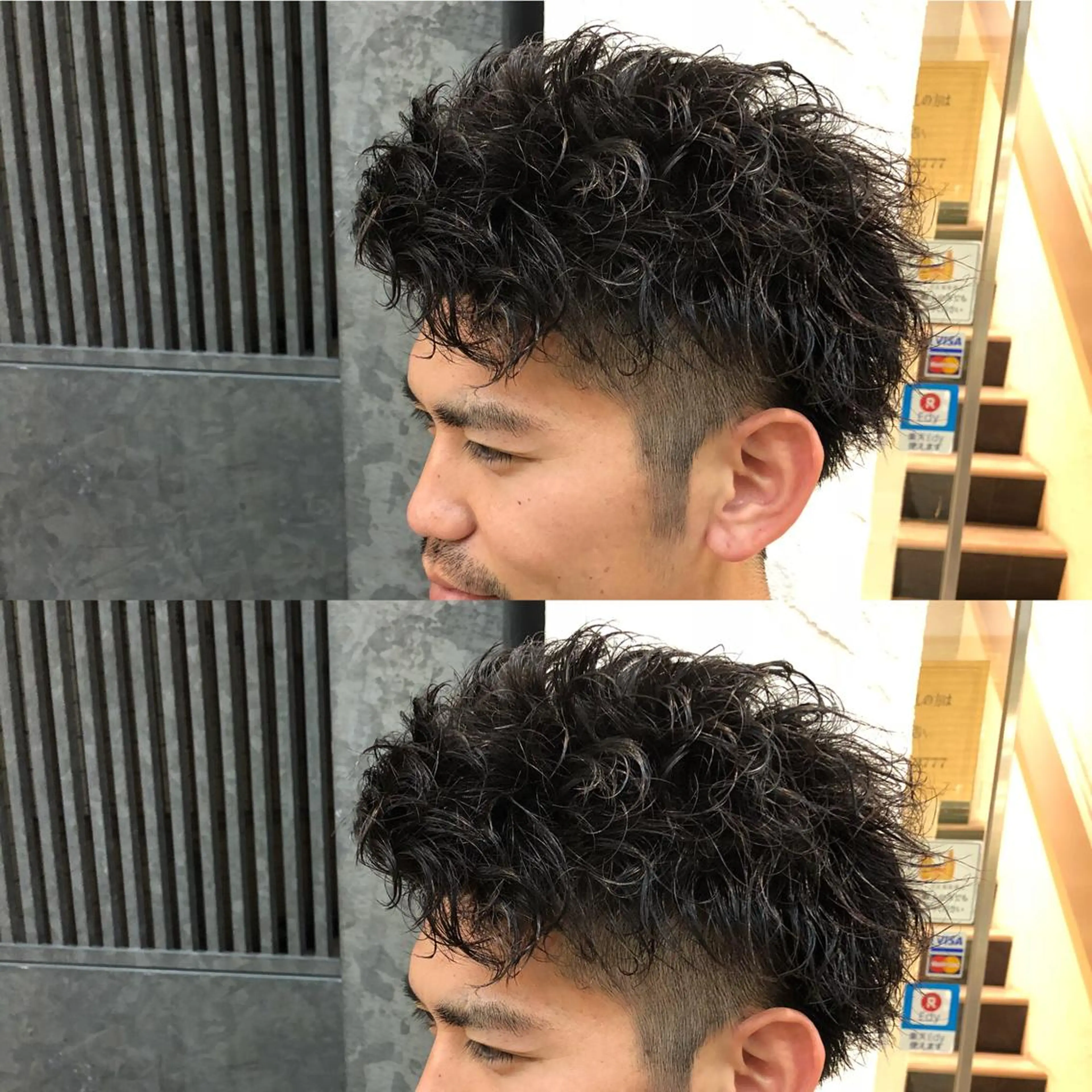 ショート パーマ メンズ メンズヘア特化 崎田 成人のヘアスタイル