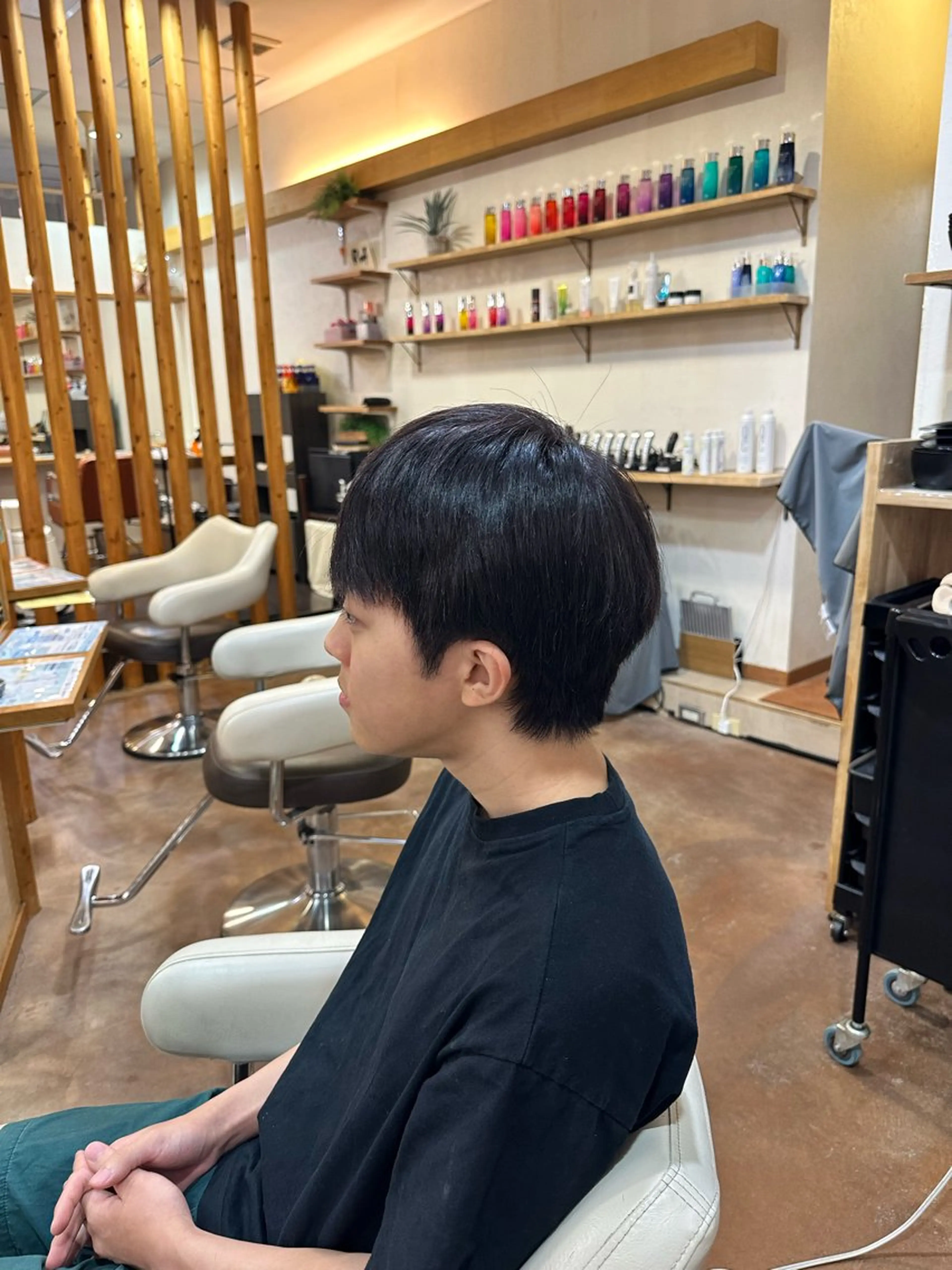 ショート カラー メンズ Lit.自由が丘（SENJYU自由が丘）所属・【髪質改善/美髪】 ⭐️川嶋 陸央⭐️のヘアスタイル