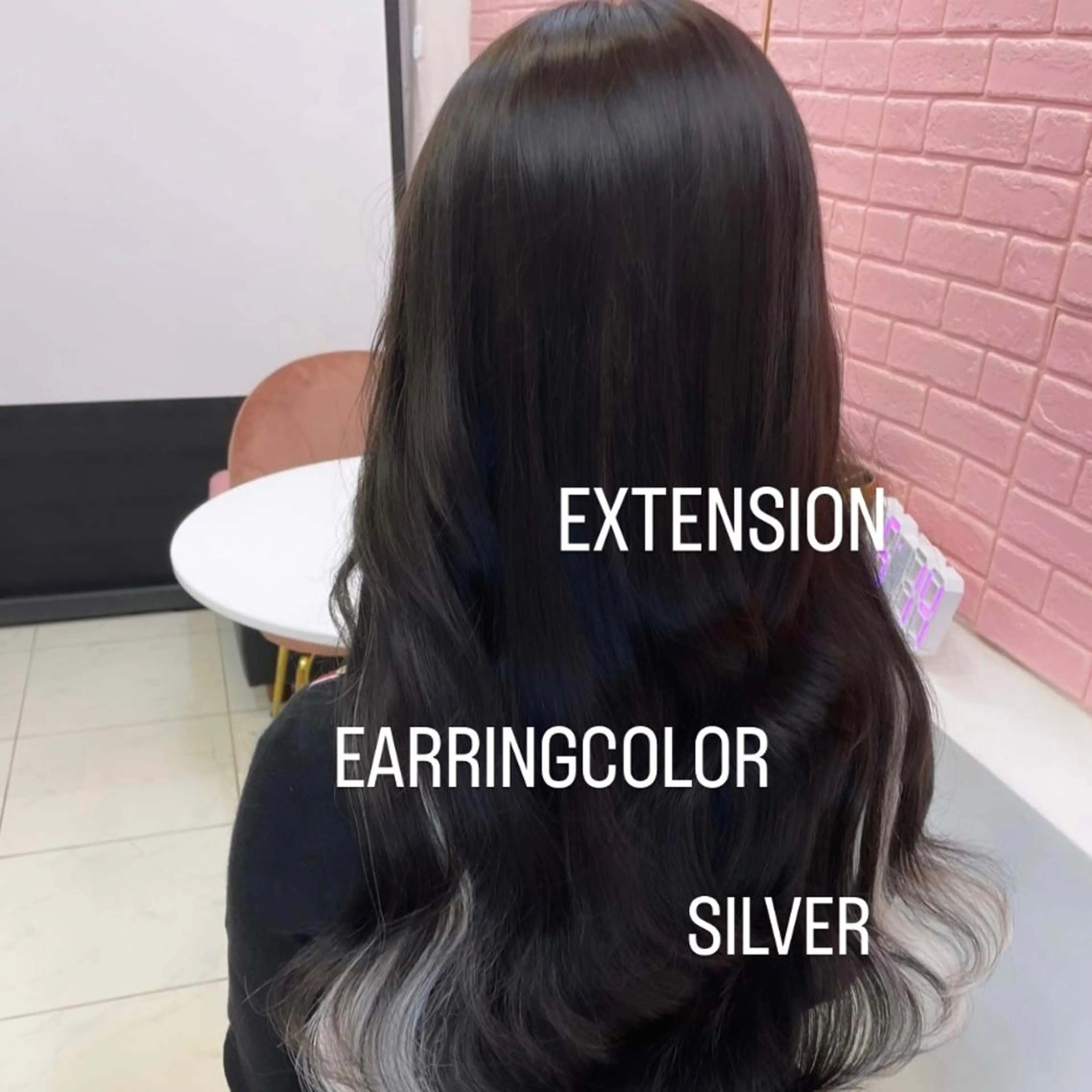 ロング カラー ヘアカラー エクステ エクステ🩵ブリーチ 韓国ヘア🩵KAEのヘアスタイル