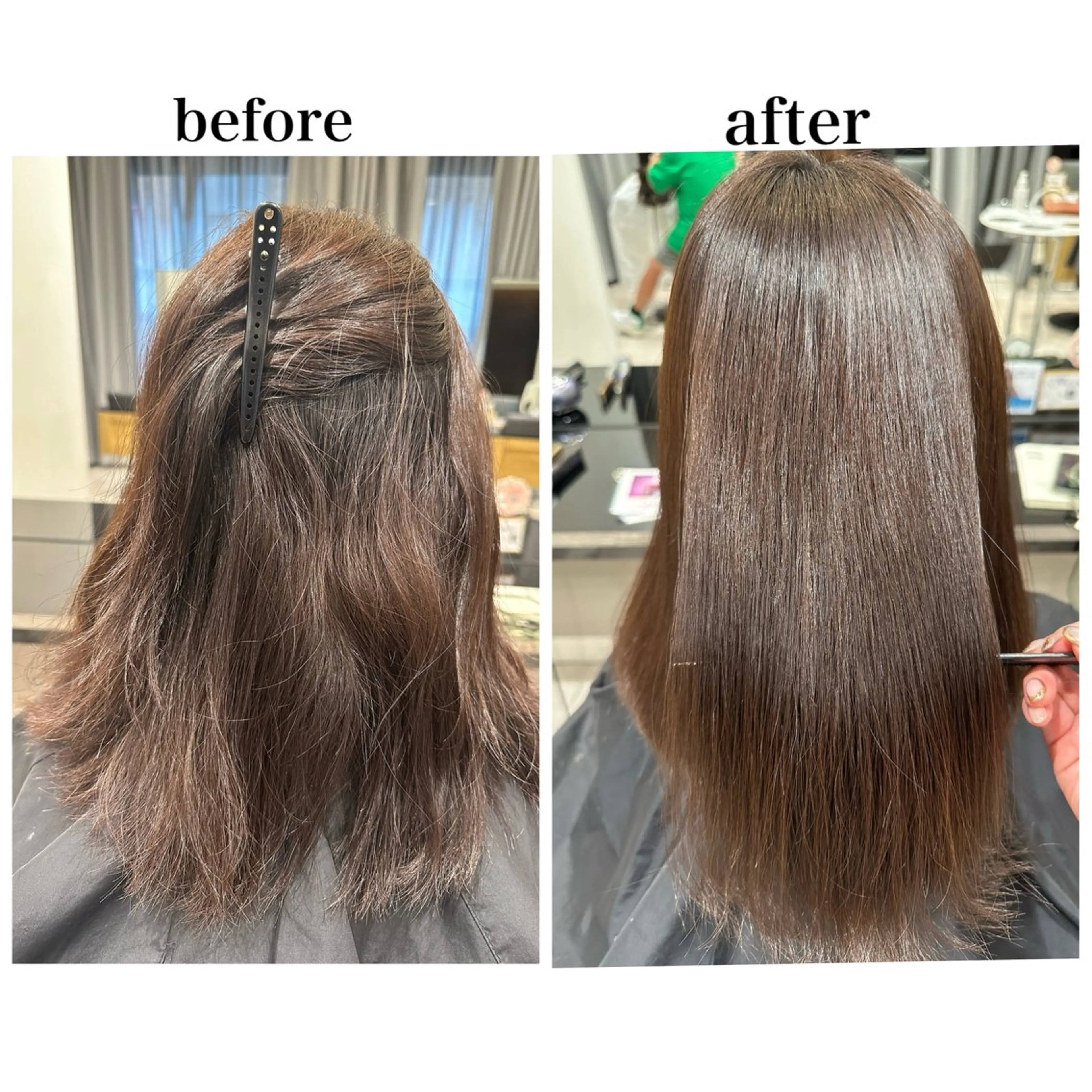『新薬剤オベリクス』髪質改善ストレート＋カット💕の写真