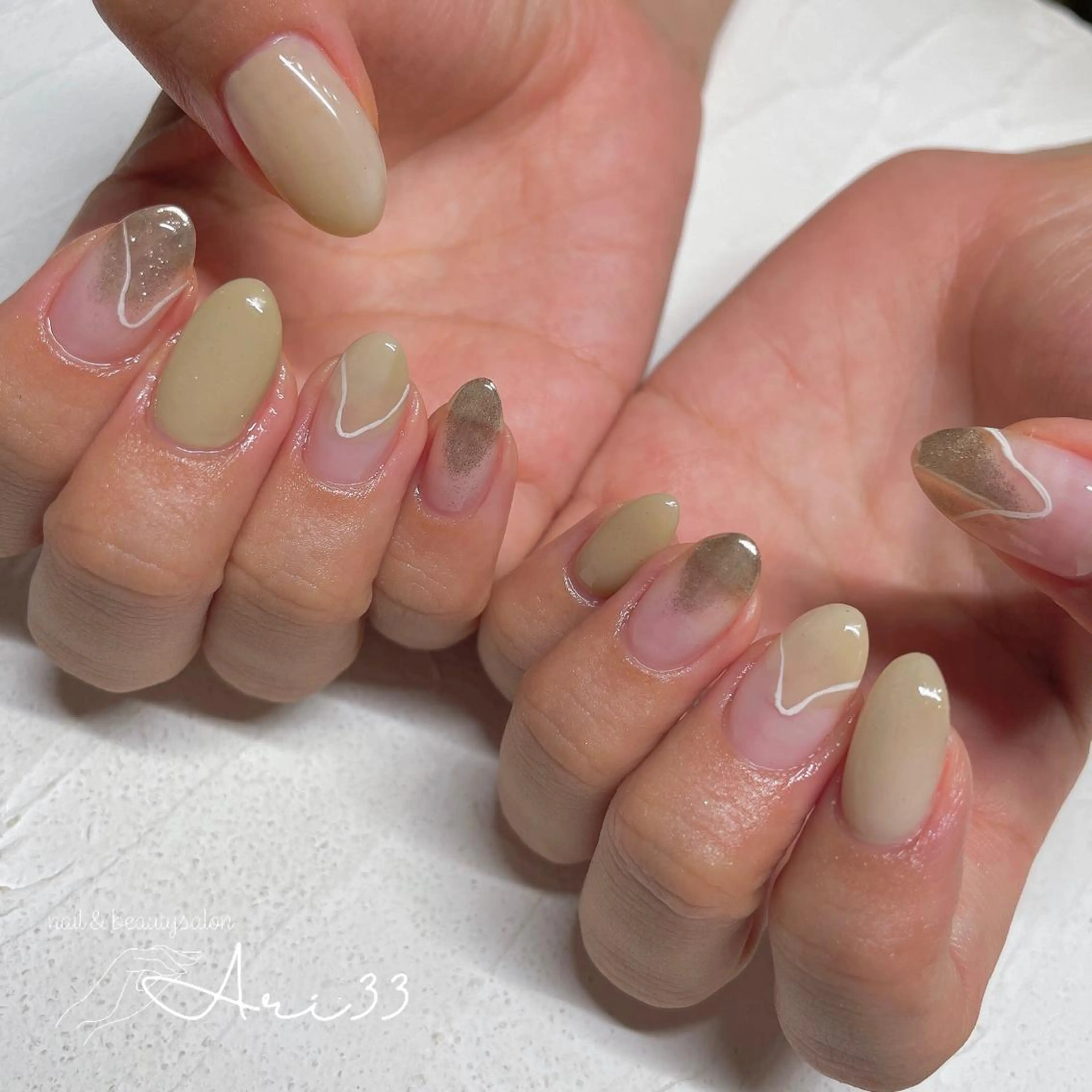 ネイル ハンドネイル プライベートサロン Ari33nailのネイルデザイン