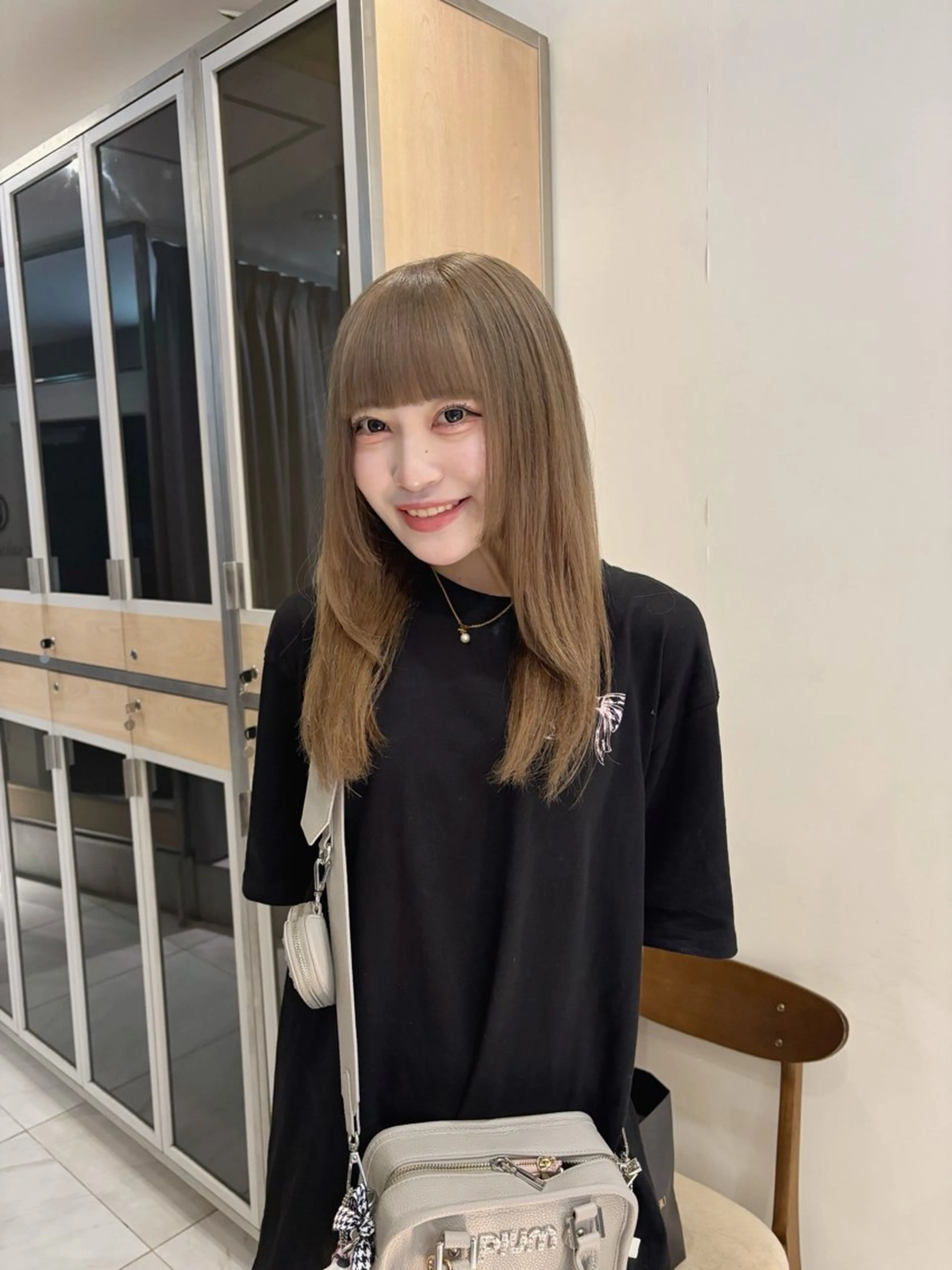 ロング カラー ヘアアレンジ ヘアカラー トリートメント ヘアセット 艶髪/レイヤーカット 🐣misakiのヘアスタイル