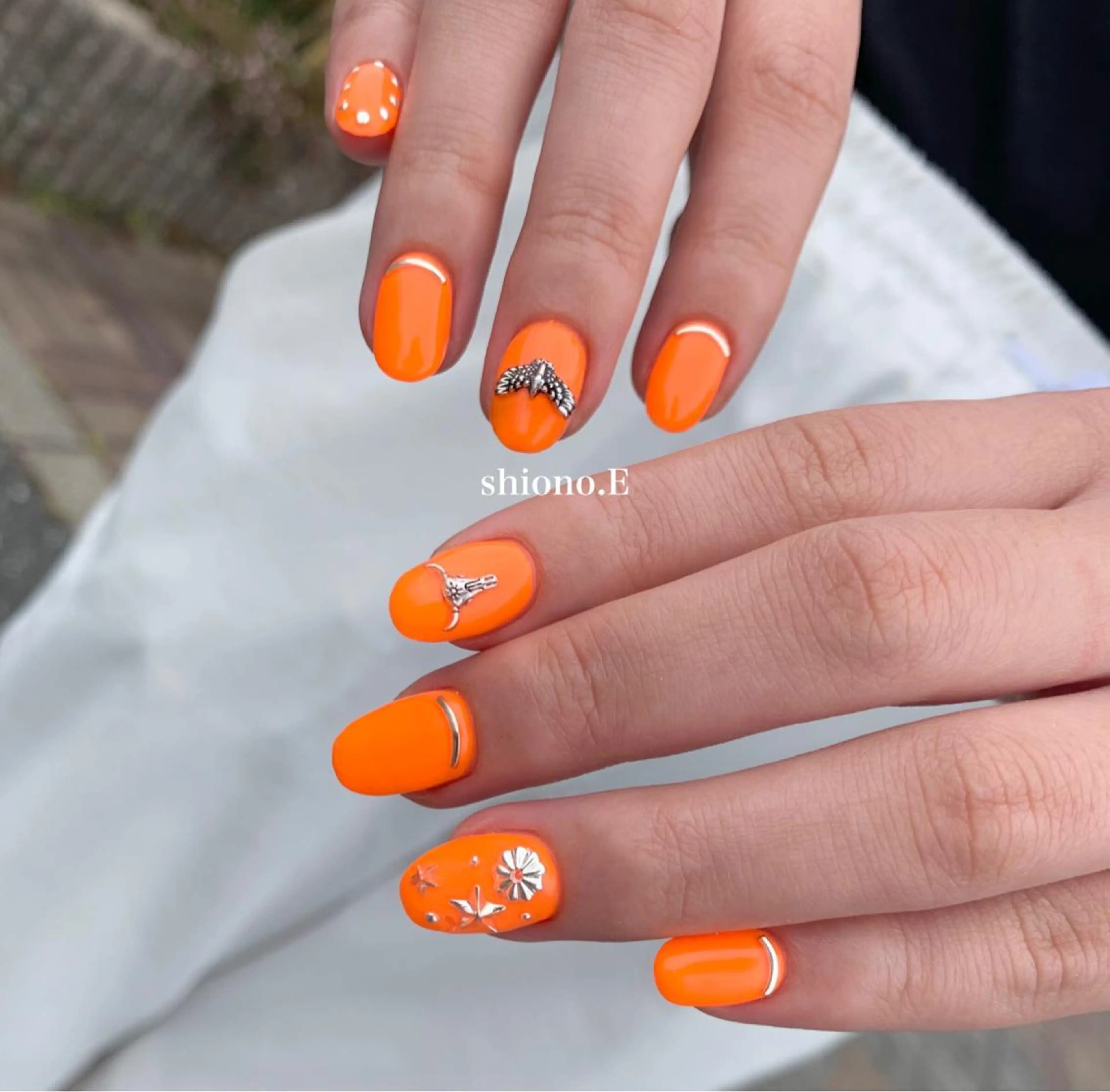 ロング カラー ネイル be-cares beauty(豊川店のネイルデザイン