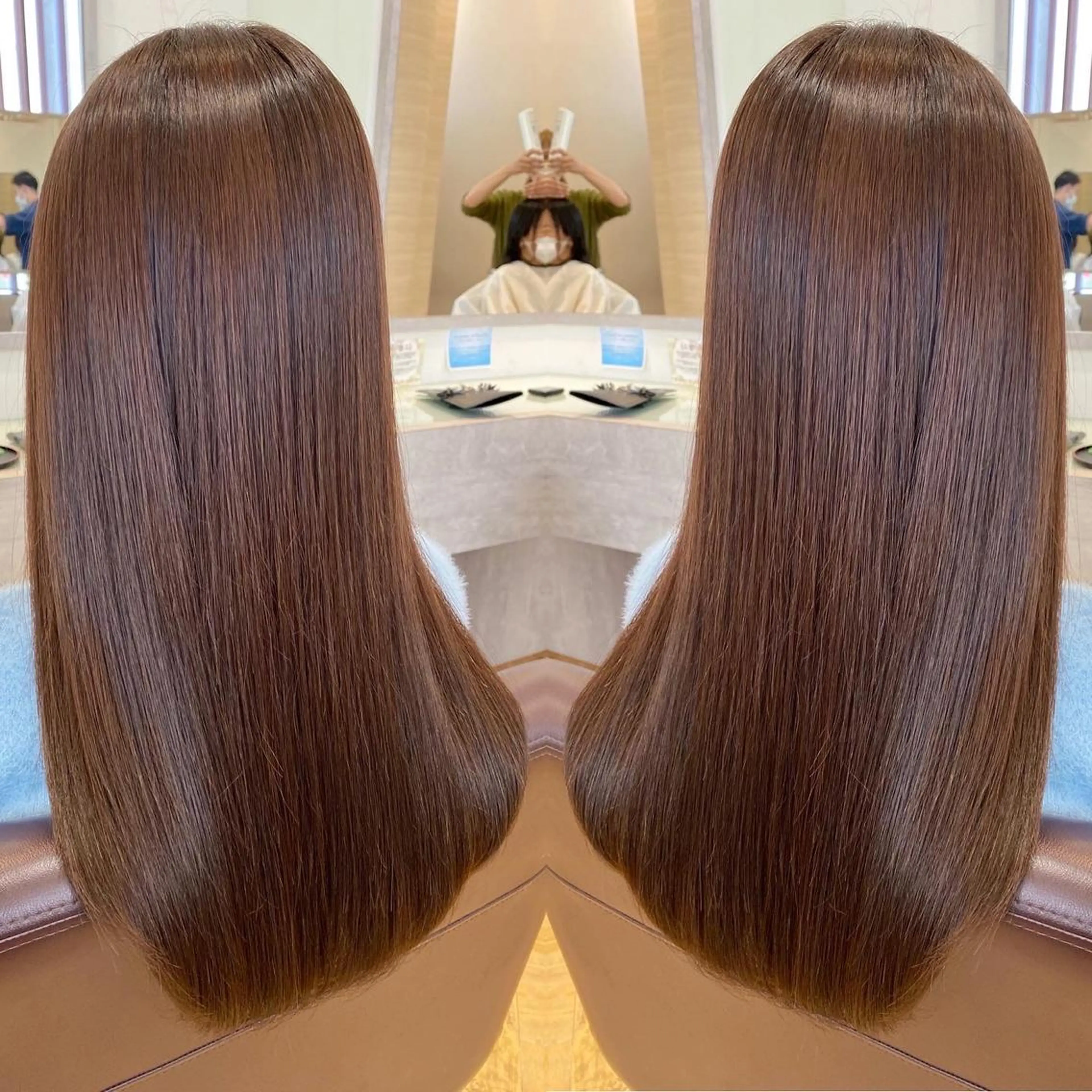 ロング カラー 髪質改善 ヘアカラー トリートメント 🫧髪質改善×艶髪 🫧根本泰成🫧のヘアスタイル