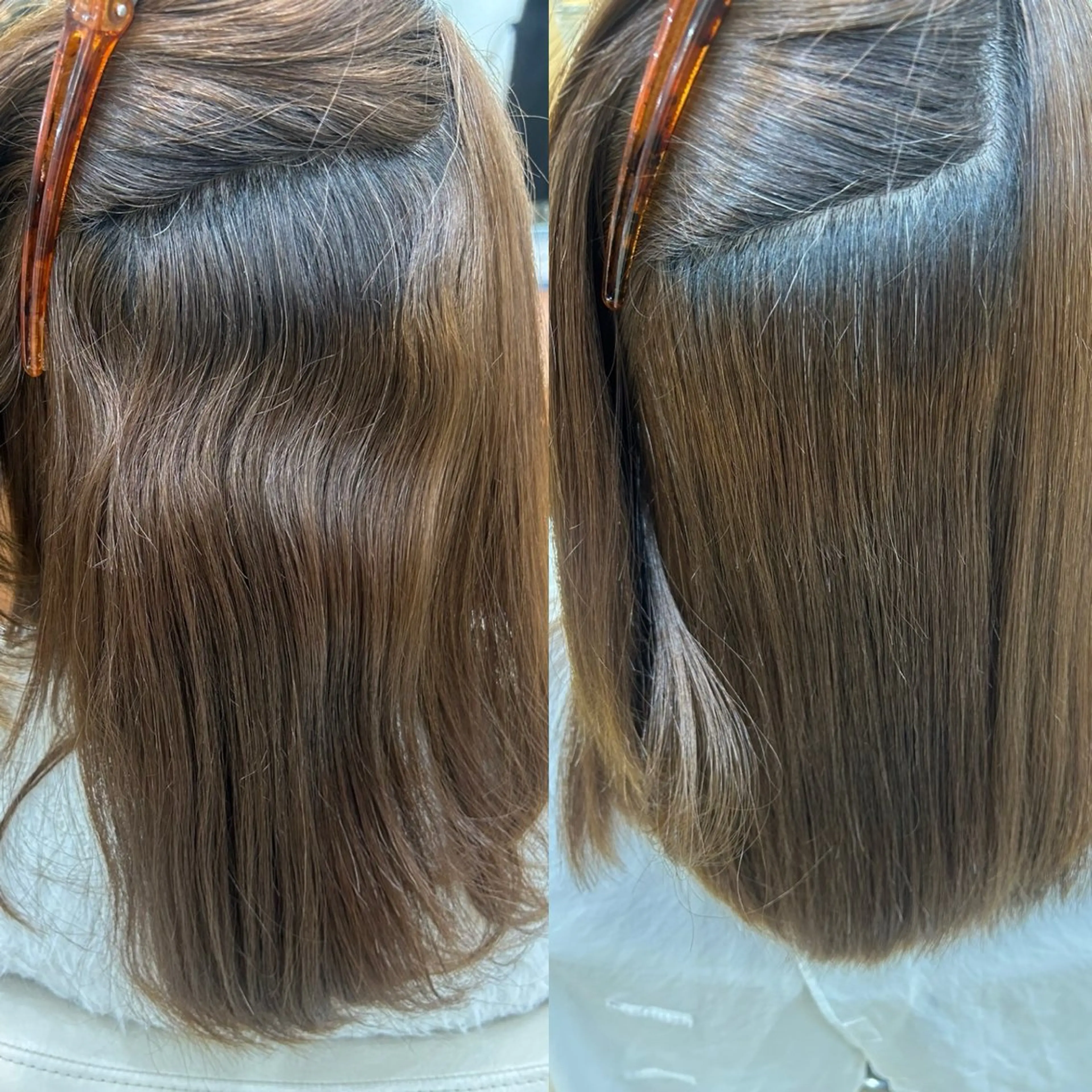 セミロング 縮毛矯正 トリートメント 🦋💜金澤 愛奈💜🦋のヘアスタイル