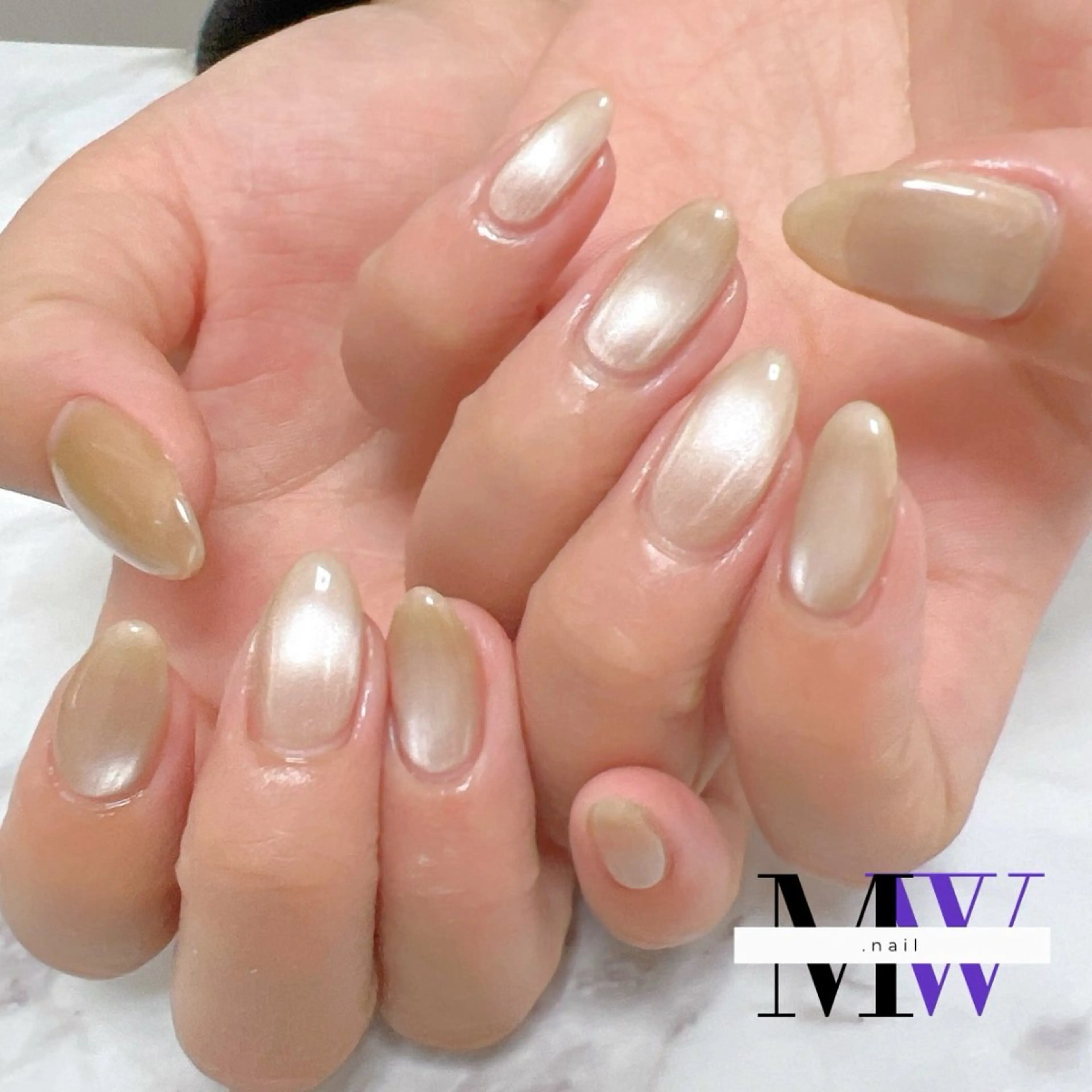 ネイル マグネットネイル ハンドネイル MW .nailのネイルデザイン