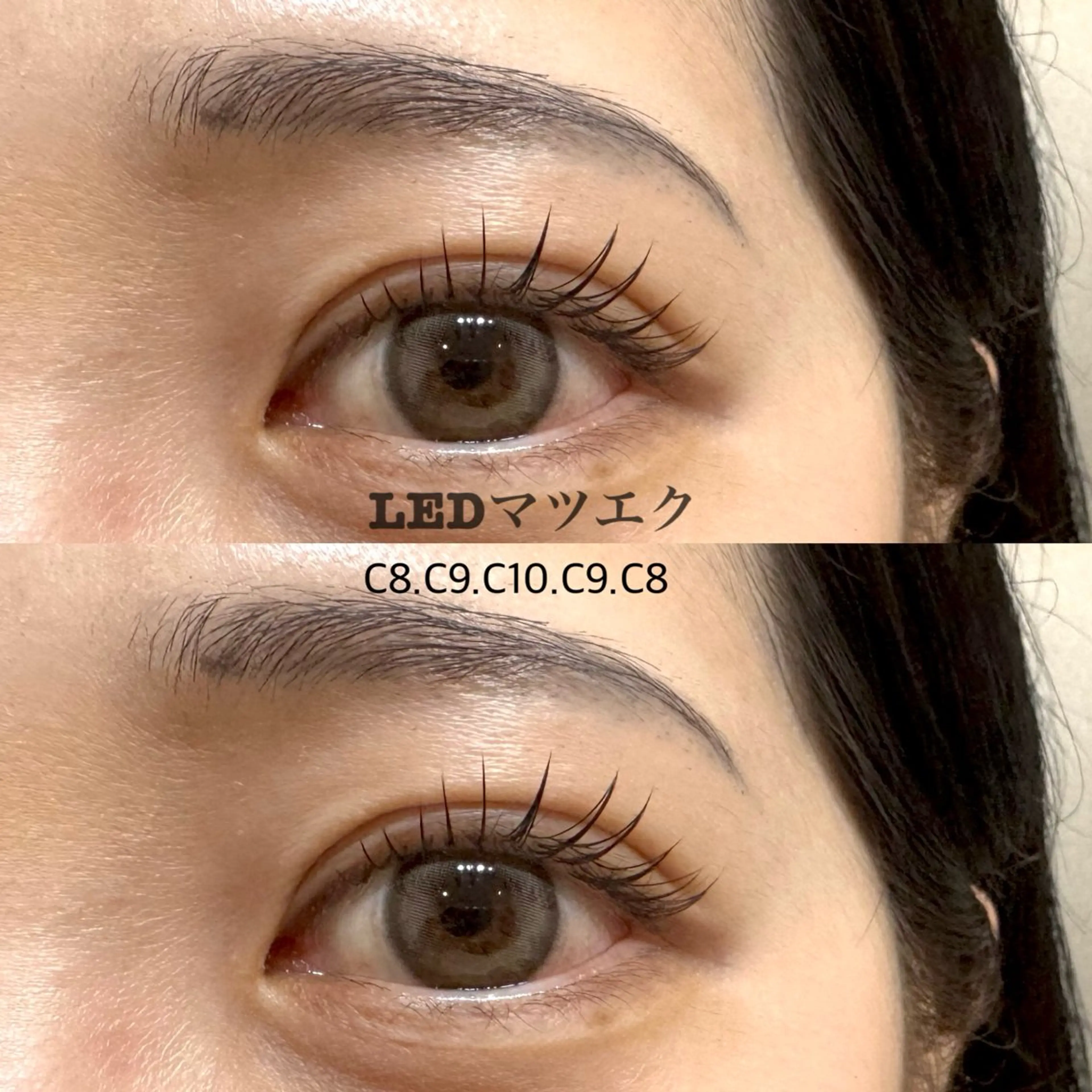 マツエク・マツパ ナチュラル 中村 由梨のマツエク・マツパデザイン