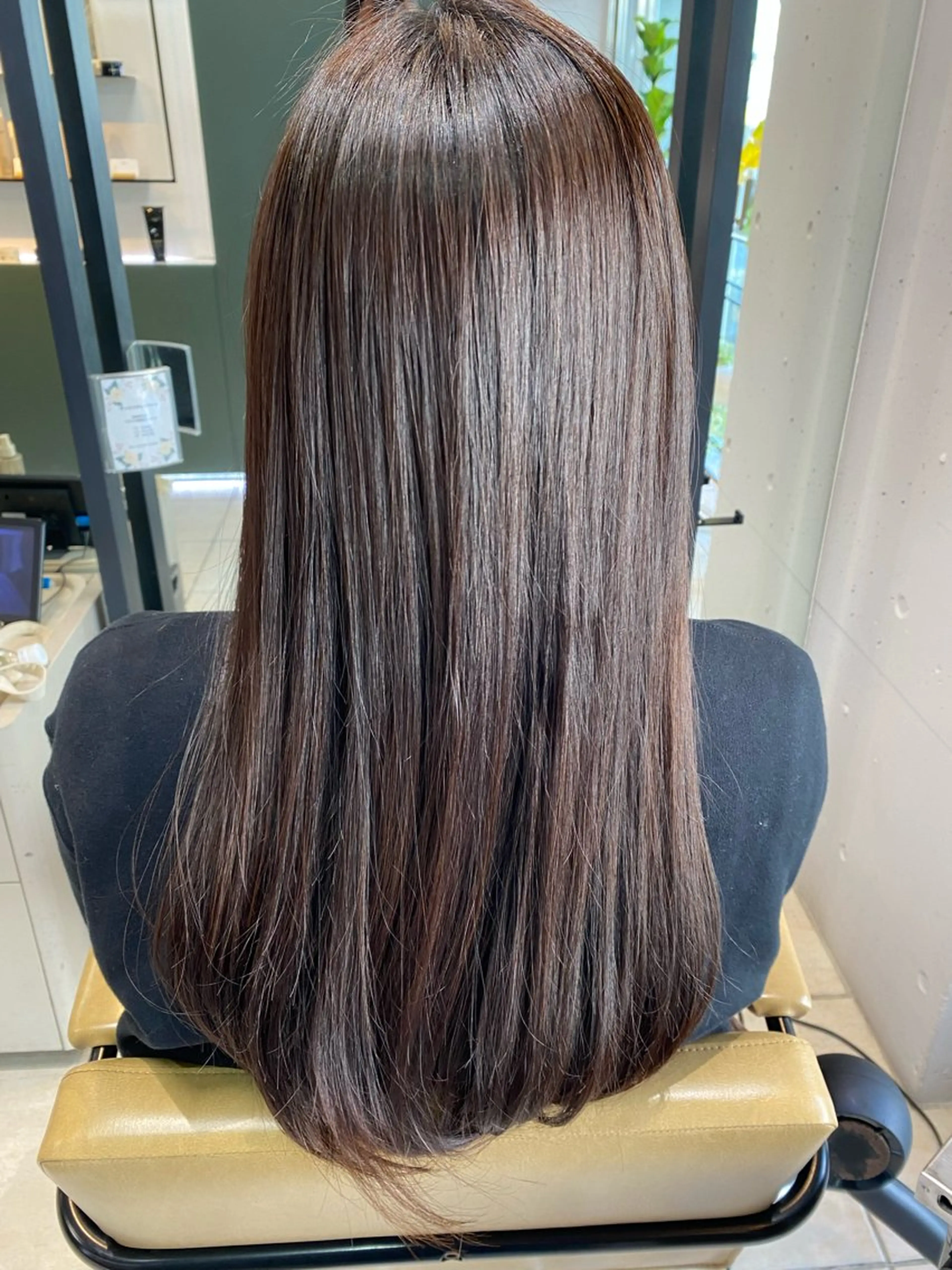 ロング カラー ブラウンカラー オーガニックカラー PREVIA銀座渡辺 真矢のヘアスタイル