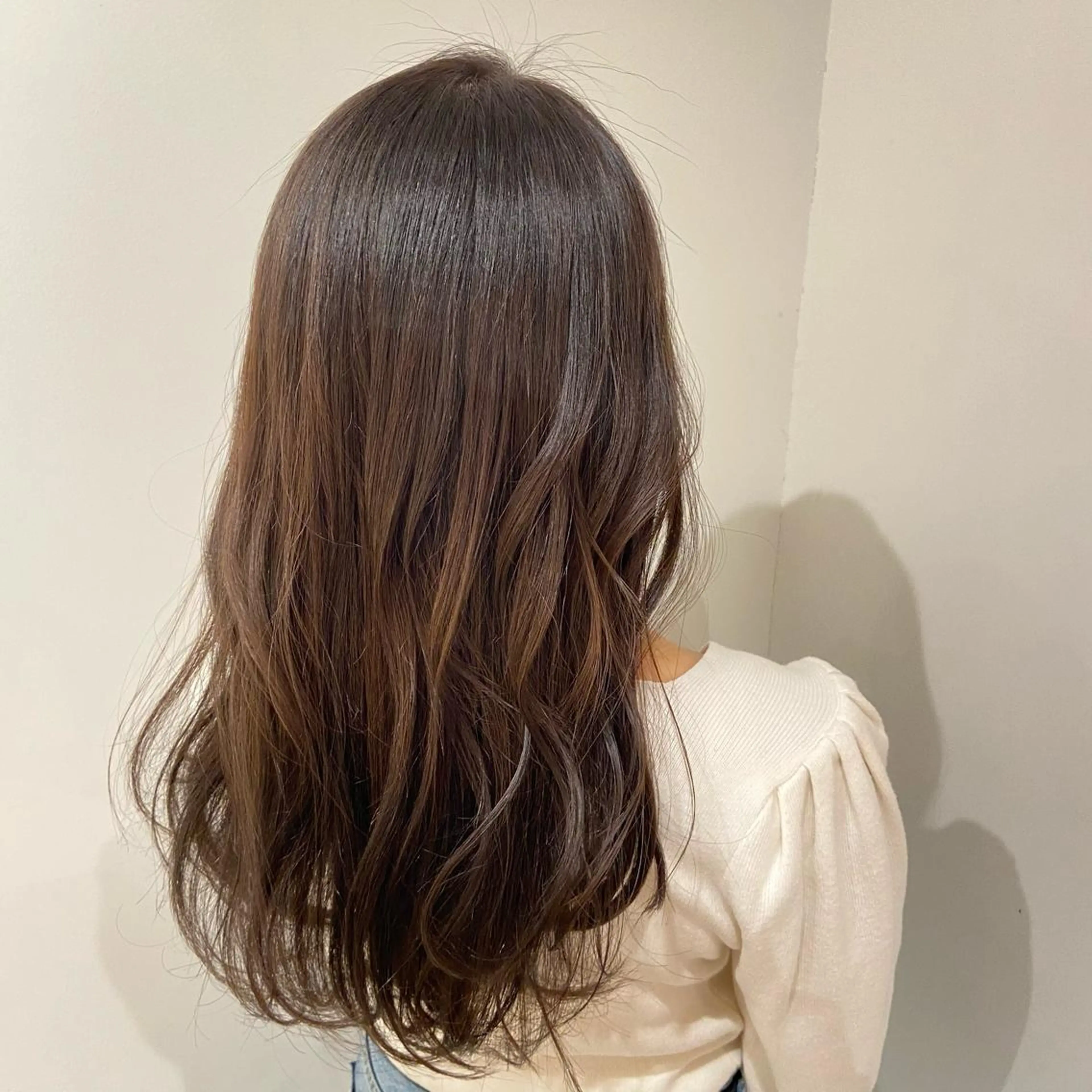 ロング カラー アッシュ 滝口 江梨🔅のヘアスタイル