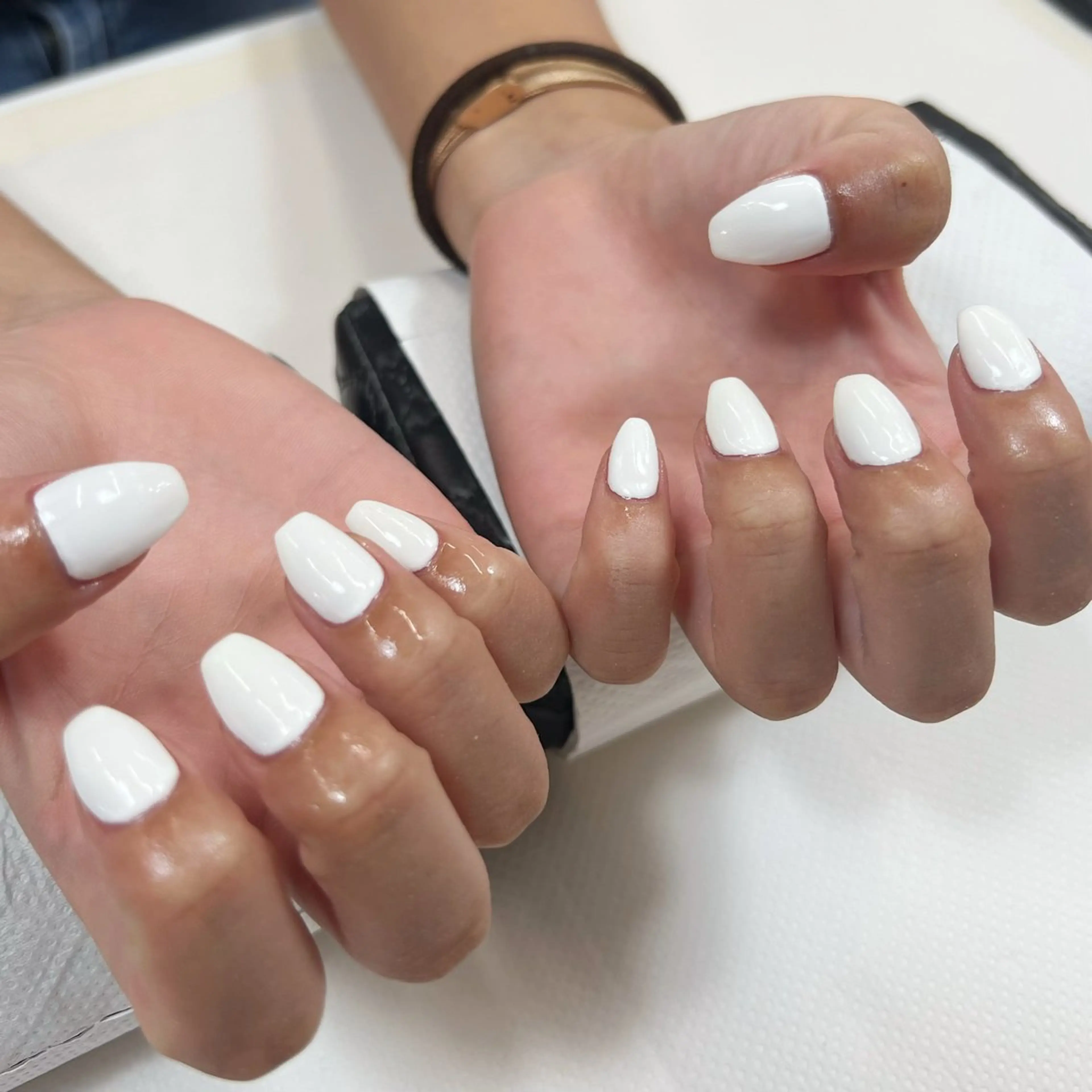 ネイル ワンカラーネイル ホワイト ハンドネイル Nishimura Amiのネイルデザイン