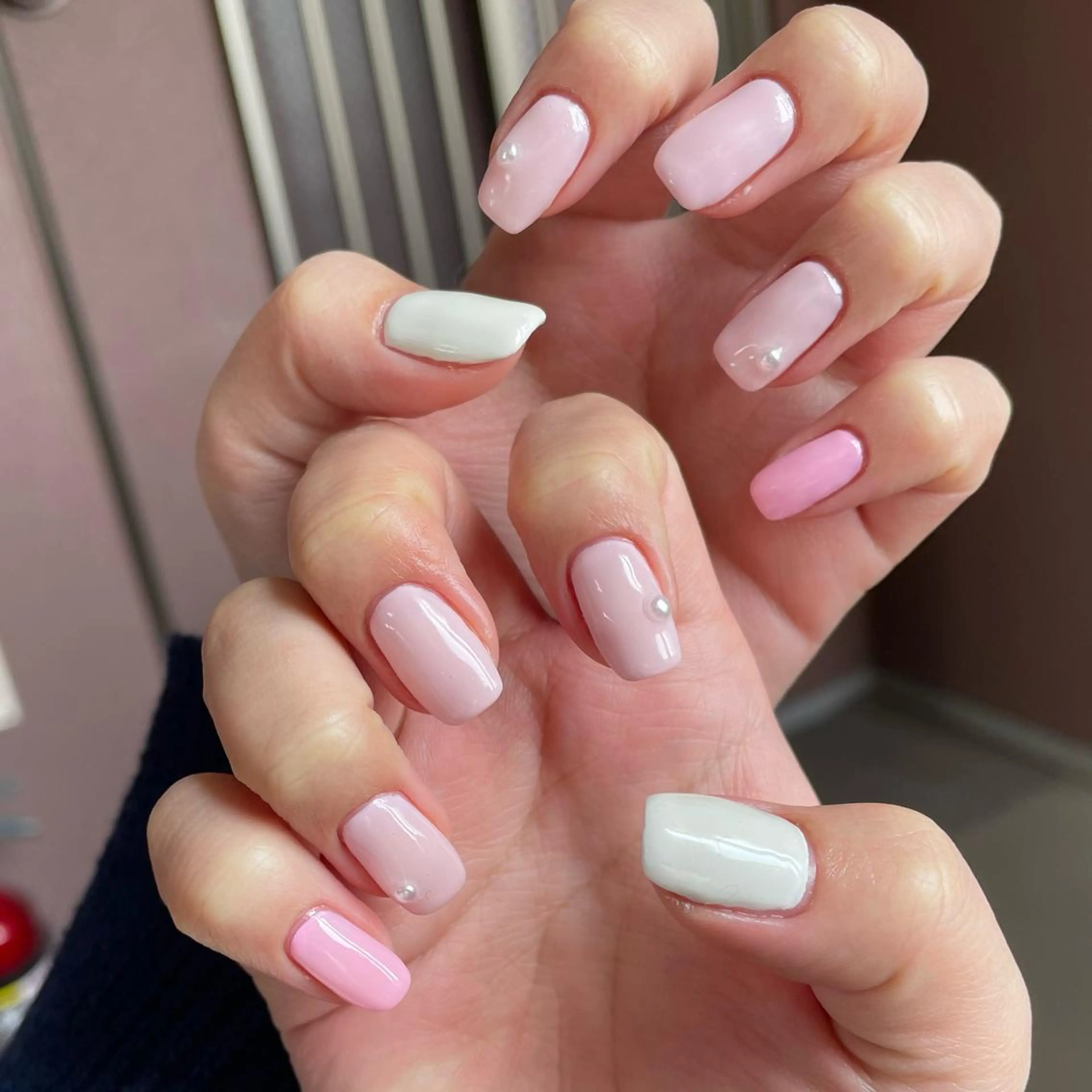 ネイル ワンカラーネイル 奥園 良恵のネイルデザイン