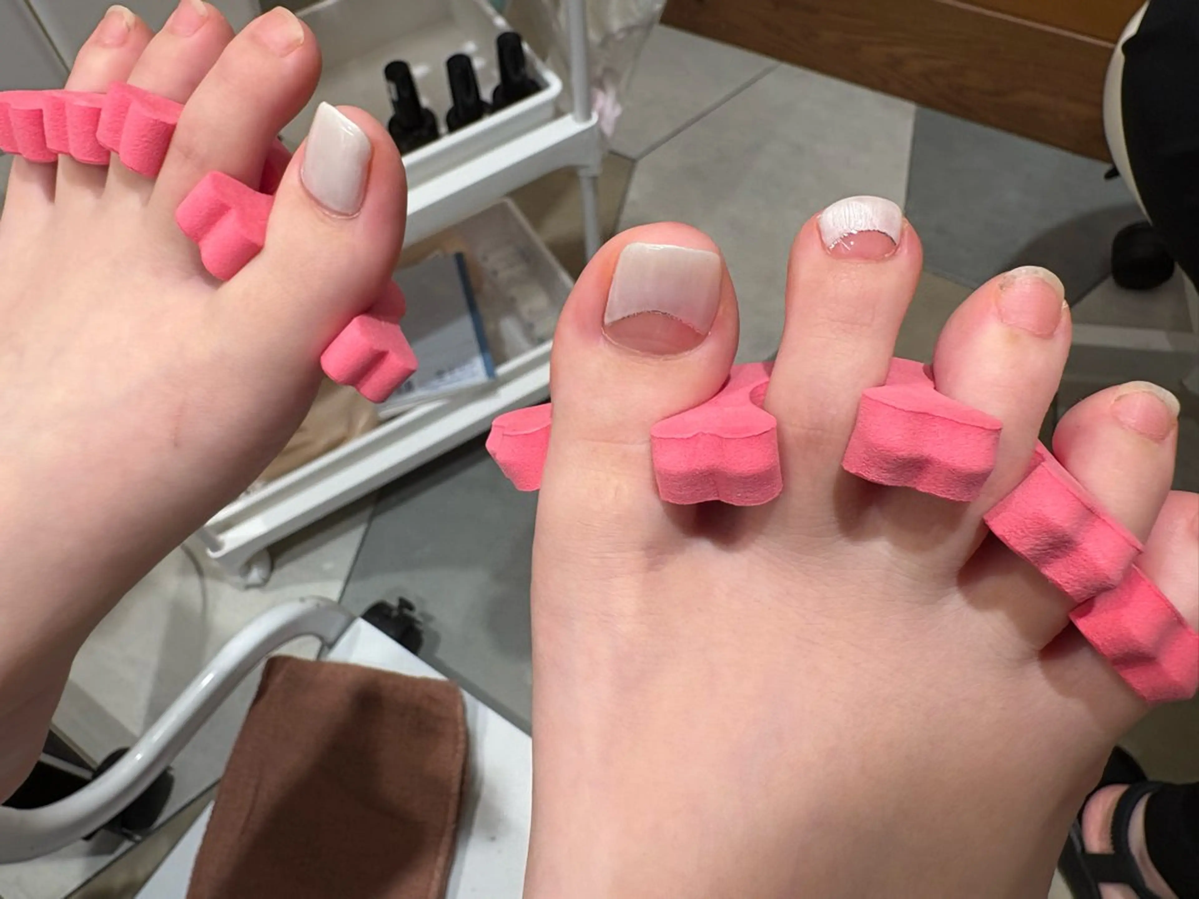 ネイル フットネイル フレンチネイル ジェルネイル ワンカラーネイル 逆フレンチ ヤマモト セイイチロウのネイルデザイン