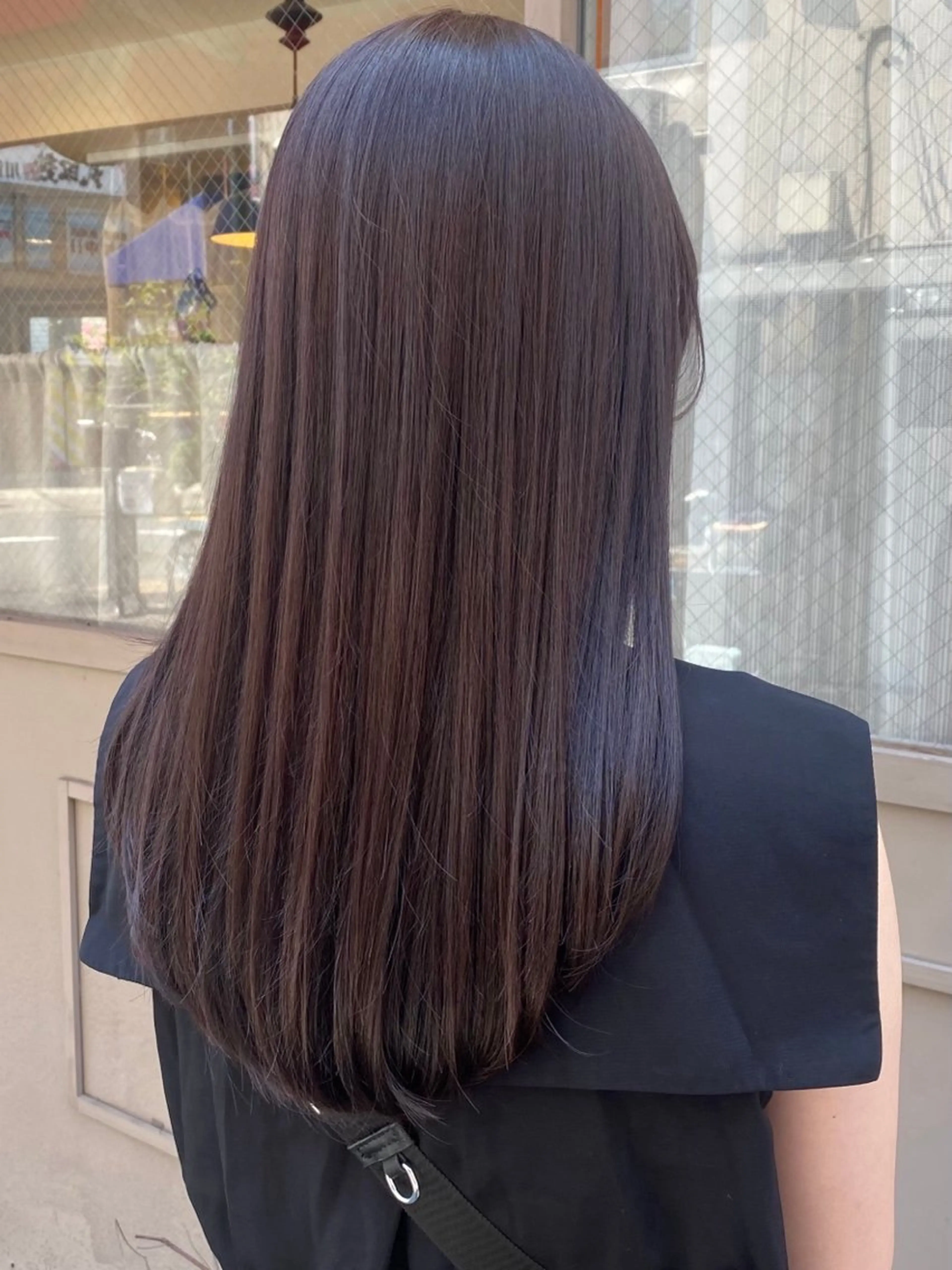 ロング カラー ヘアカラー 七彩 ななせのヘアスタイル