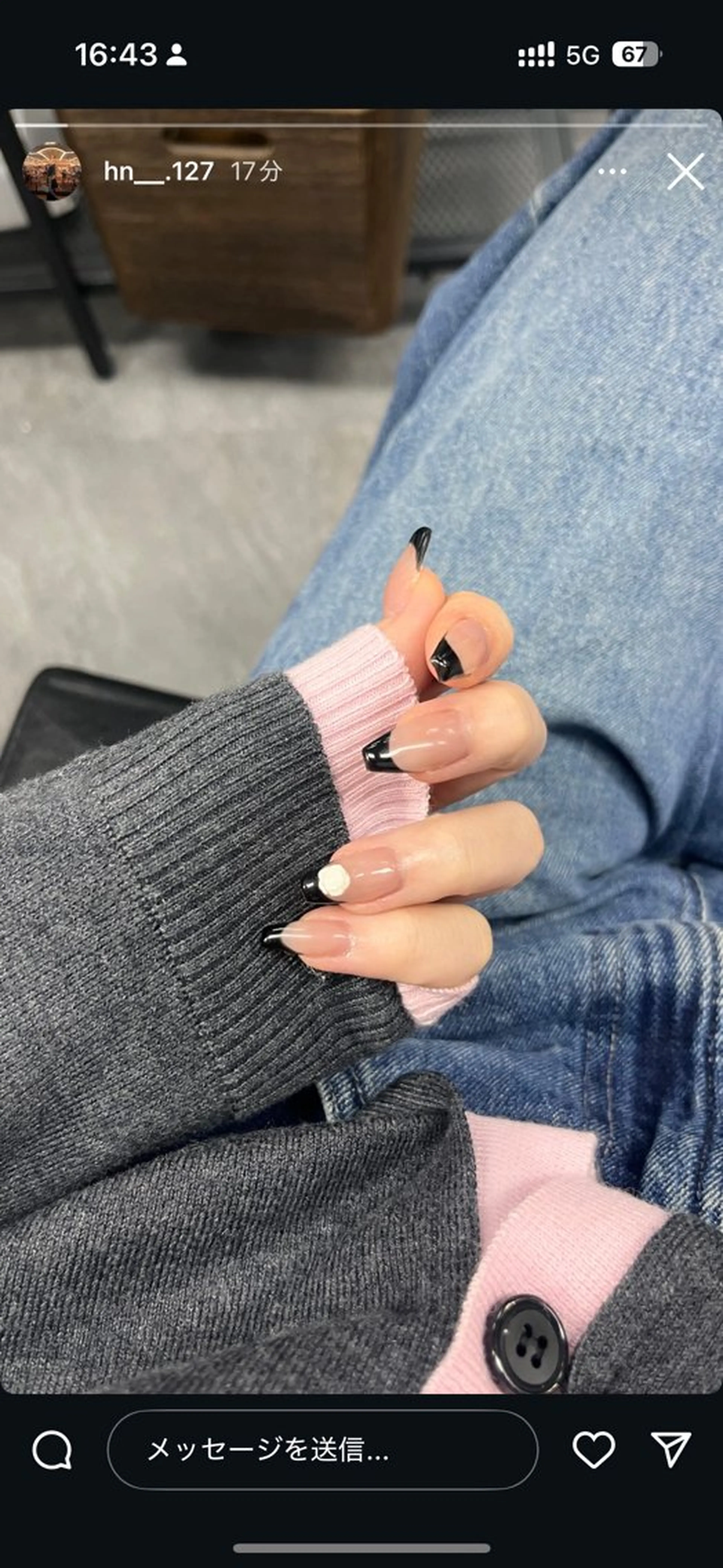 ネイル アートネイル ジェルネイル グラデーション パラジェル ワンホンネイル ハンドネイル if Hair＆Nail Salon所属・IKA /海外ネイル /個性派/ワンホンのネイルデザイン