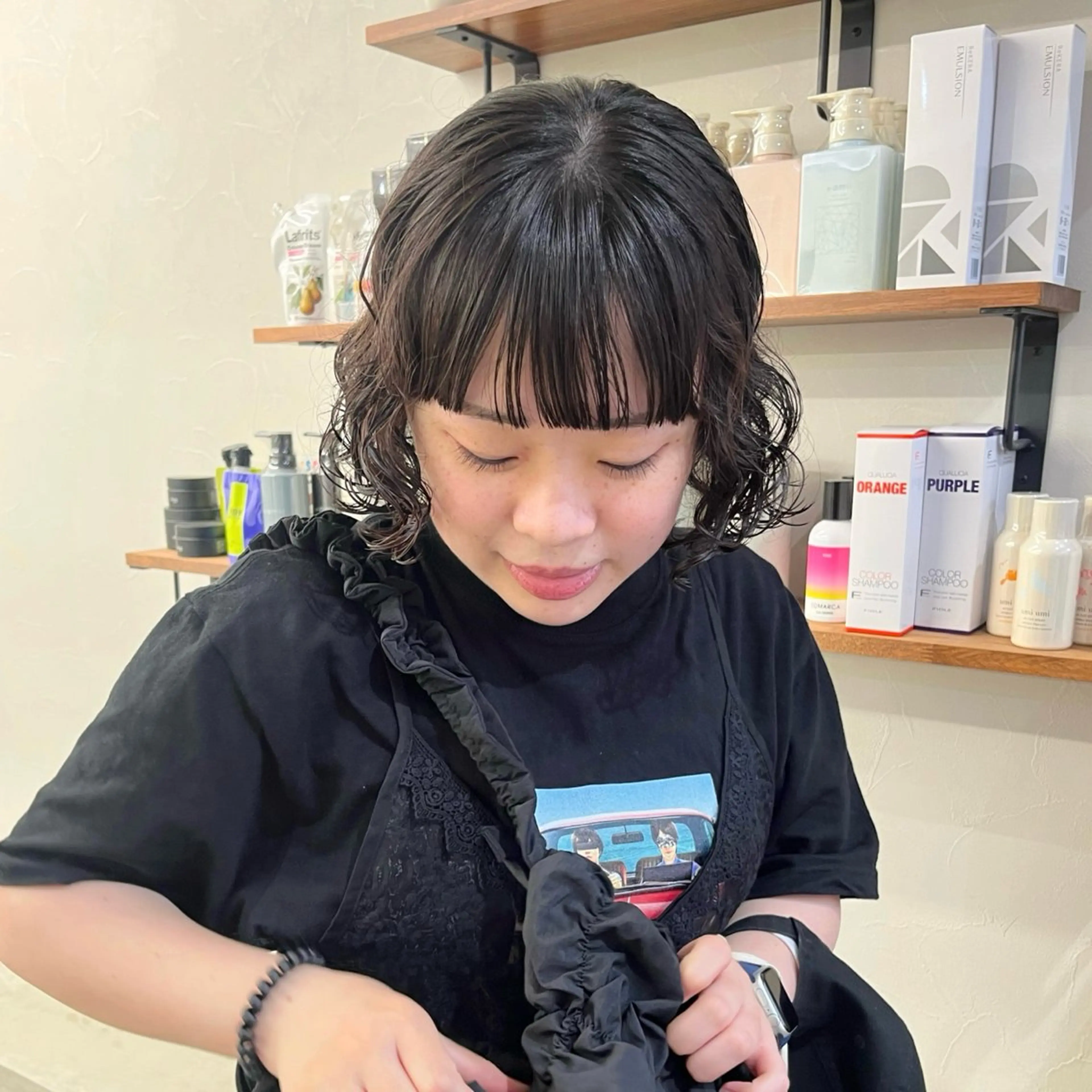 ショート パーマ ボブ 髪質改善 レイヤーカット 似合わせカット ショートヘア カット パーマ トリートメント 朝がちょっと楽しくな るshort･bobのヘアスタイル