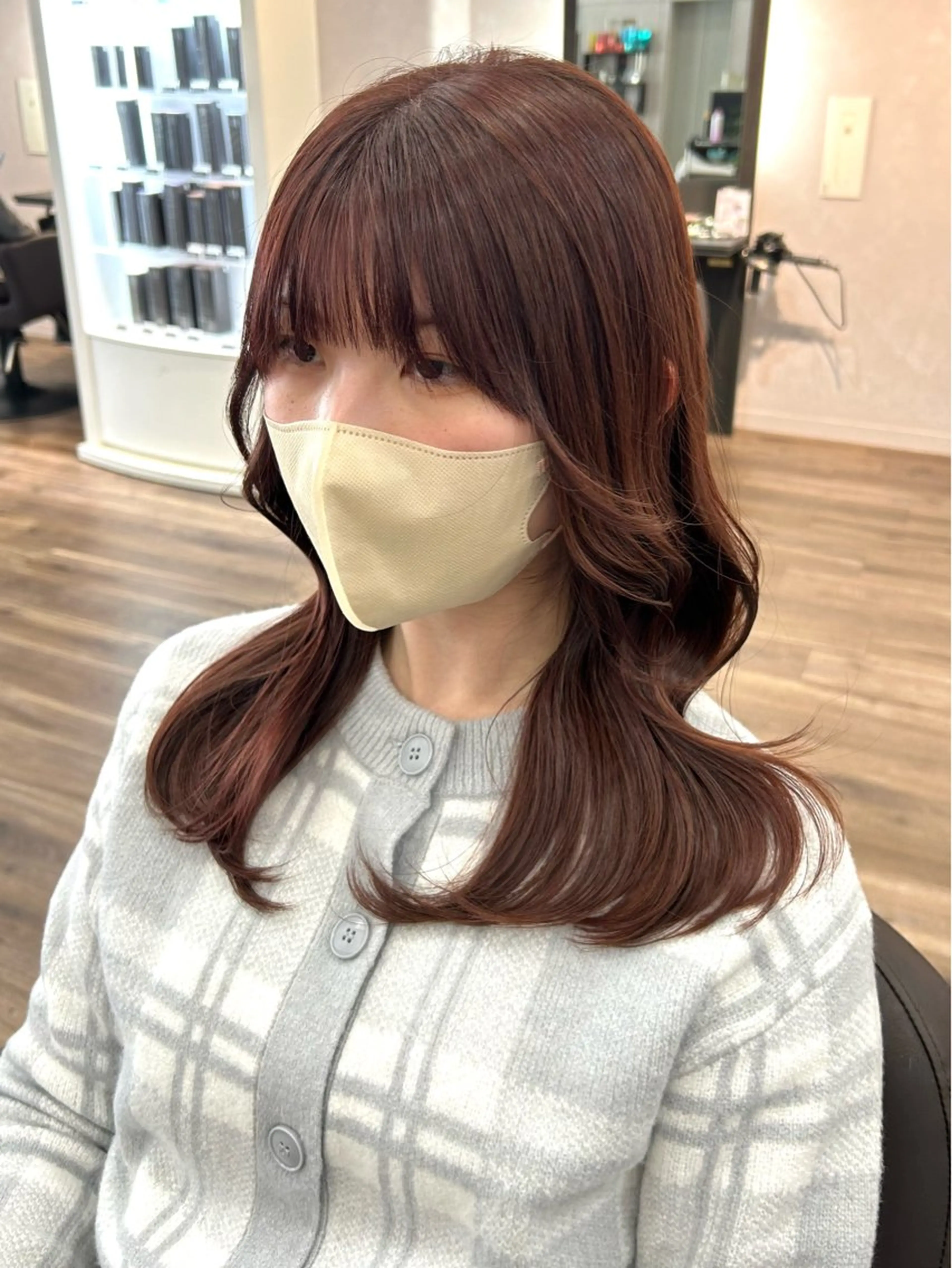 セミロング セミロングパーマ 韓国風ヘア カット 船橋🪡 キチ/RITSUのヘアスタイル