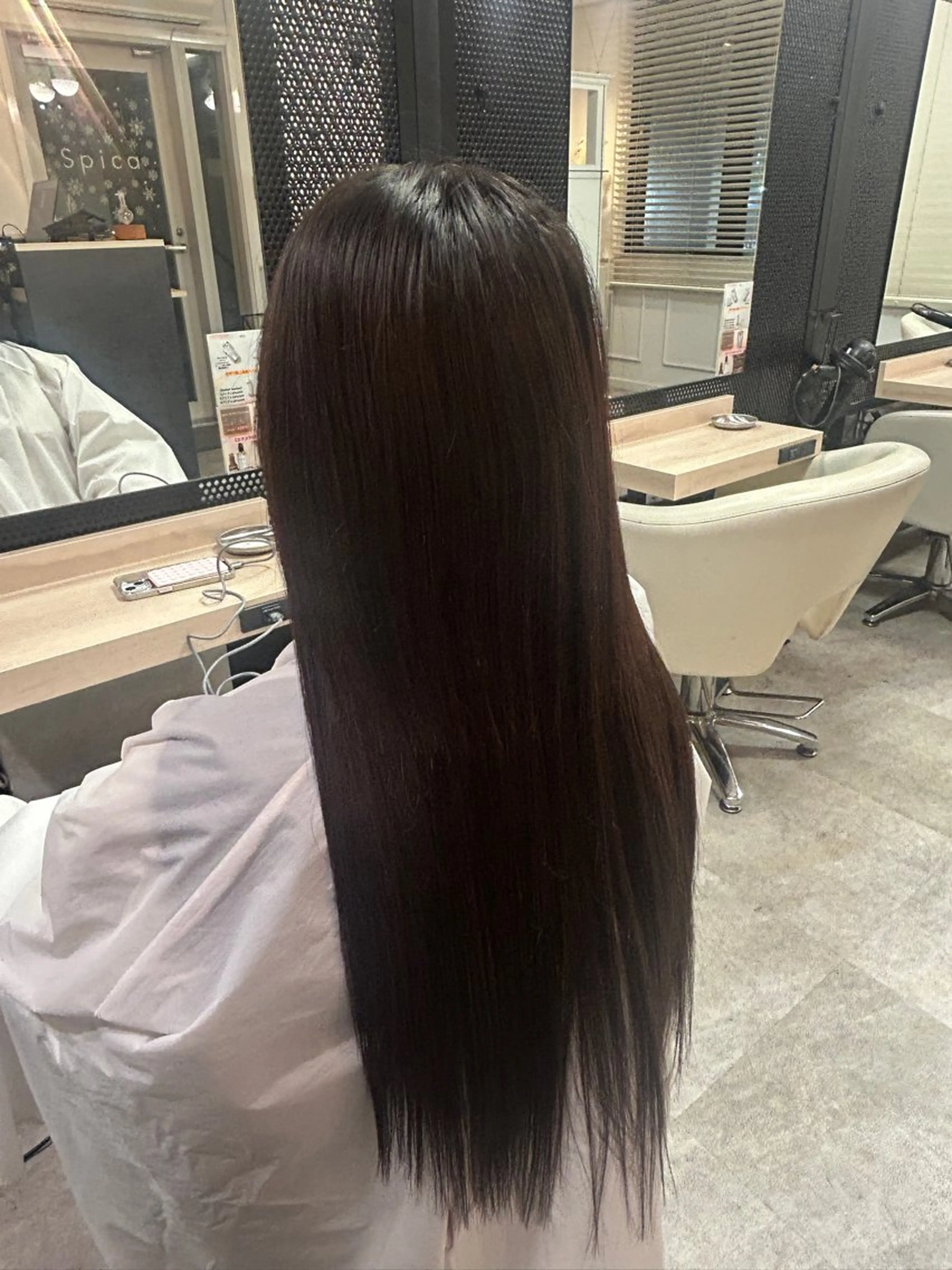 ロング エクステ エクステ 縮毛•ハイトーン ・着付け Runaのヘアスタイル