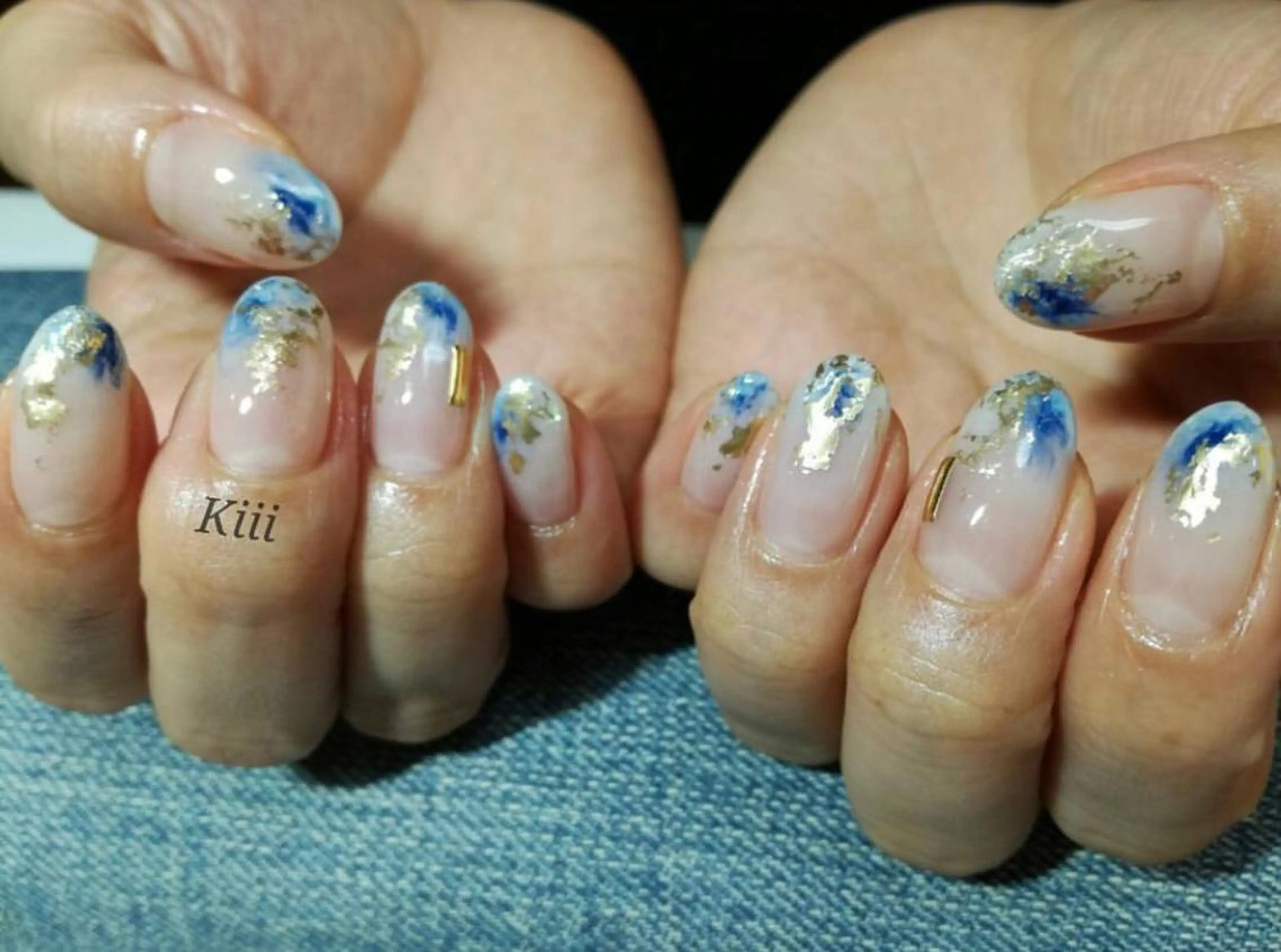 ネイル ハンドネイル フットネイル kiii.__ ✴︎*のネイルデザイン