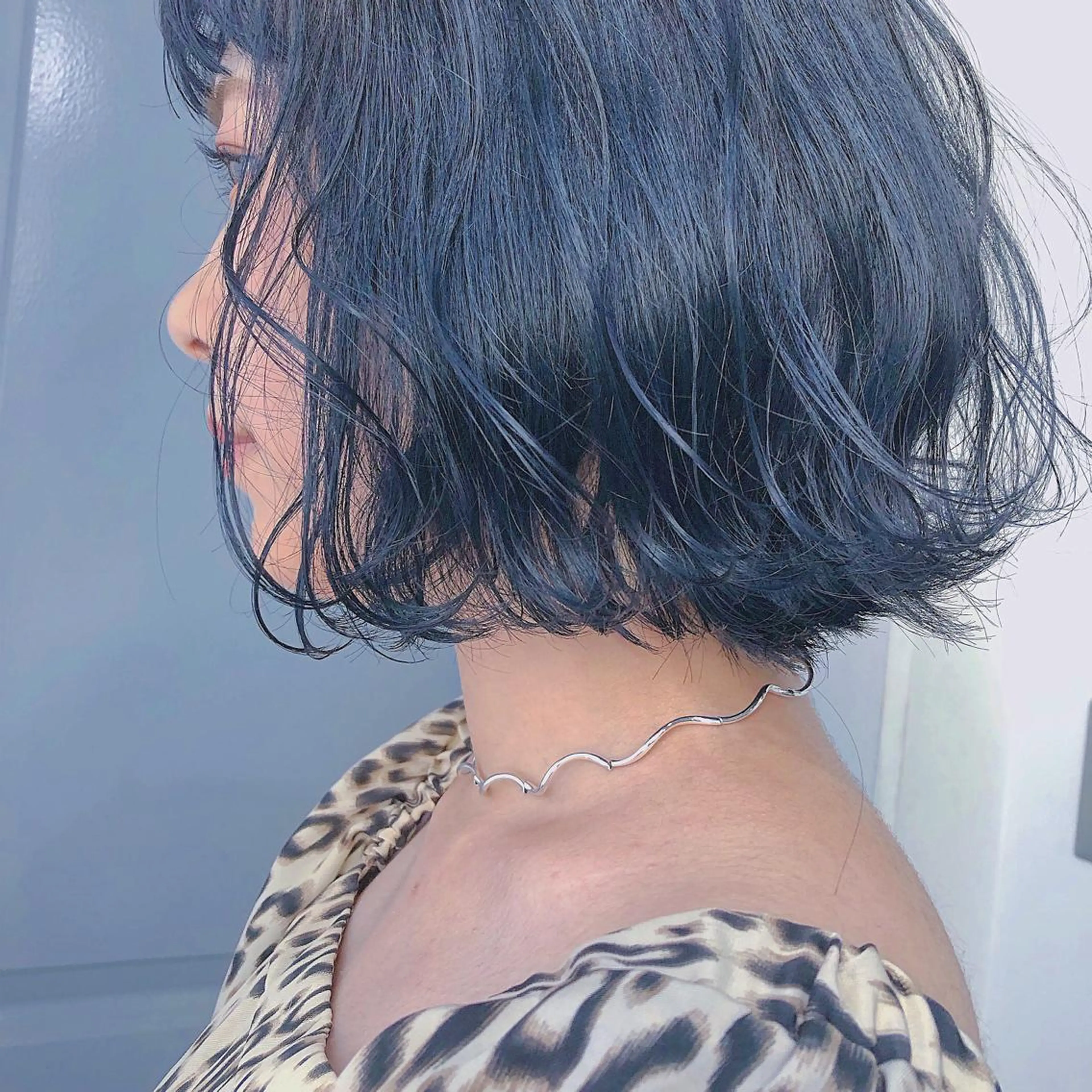 ショート カラー ブルーカラー ブルージュ キタダ ヒロキのヘアスタイル