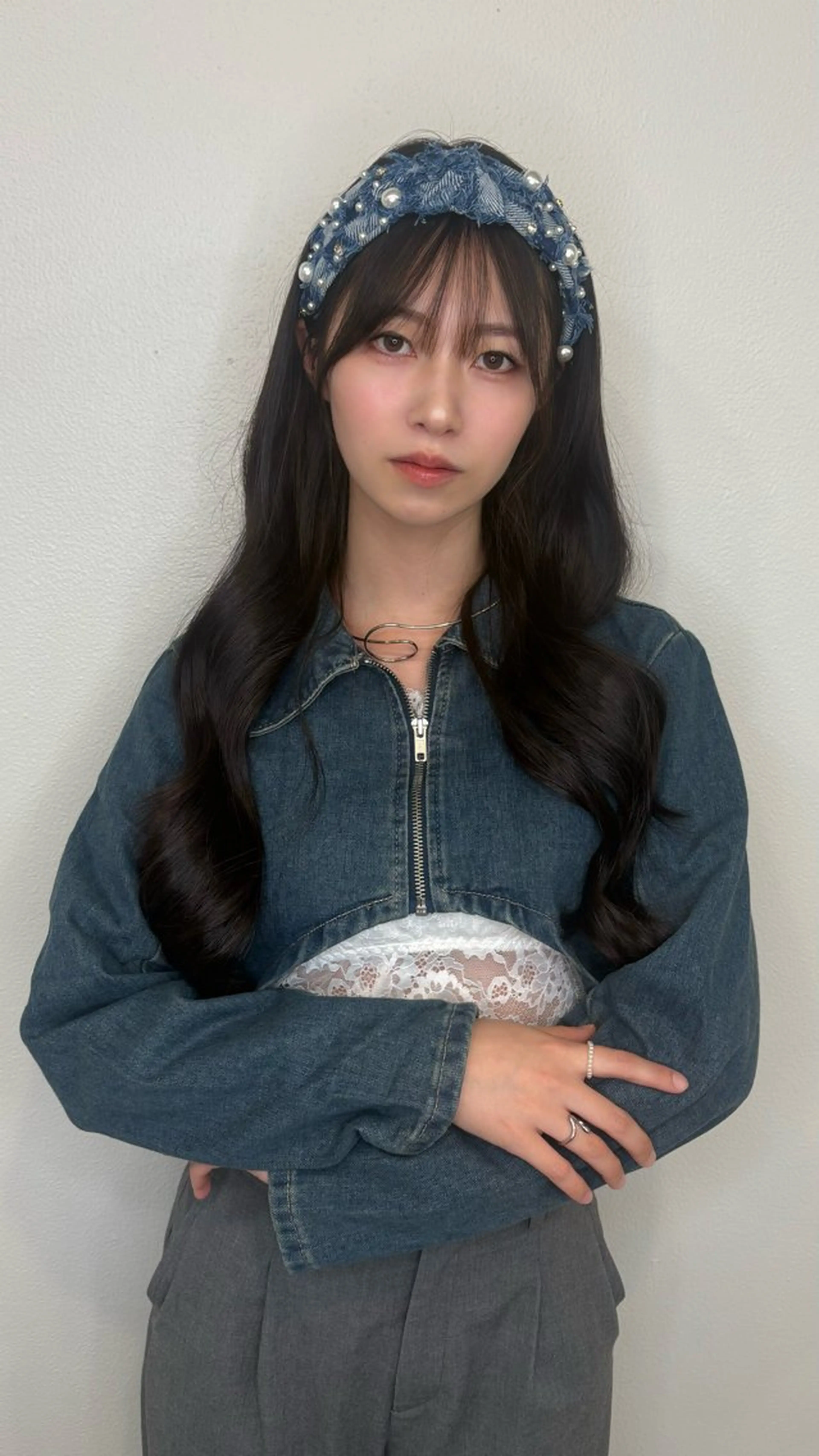 ロング たけもと みさきのヘアスタイル