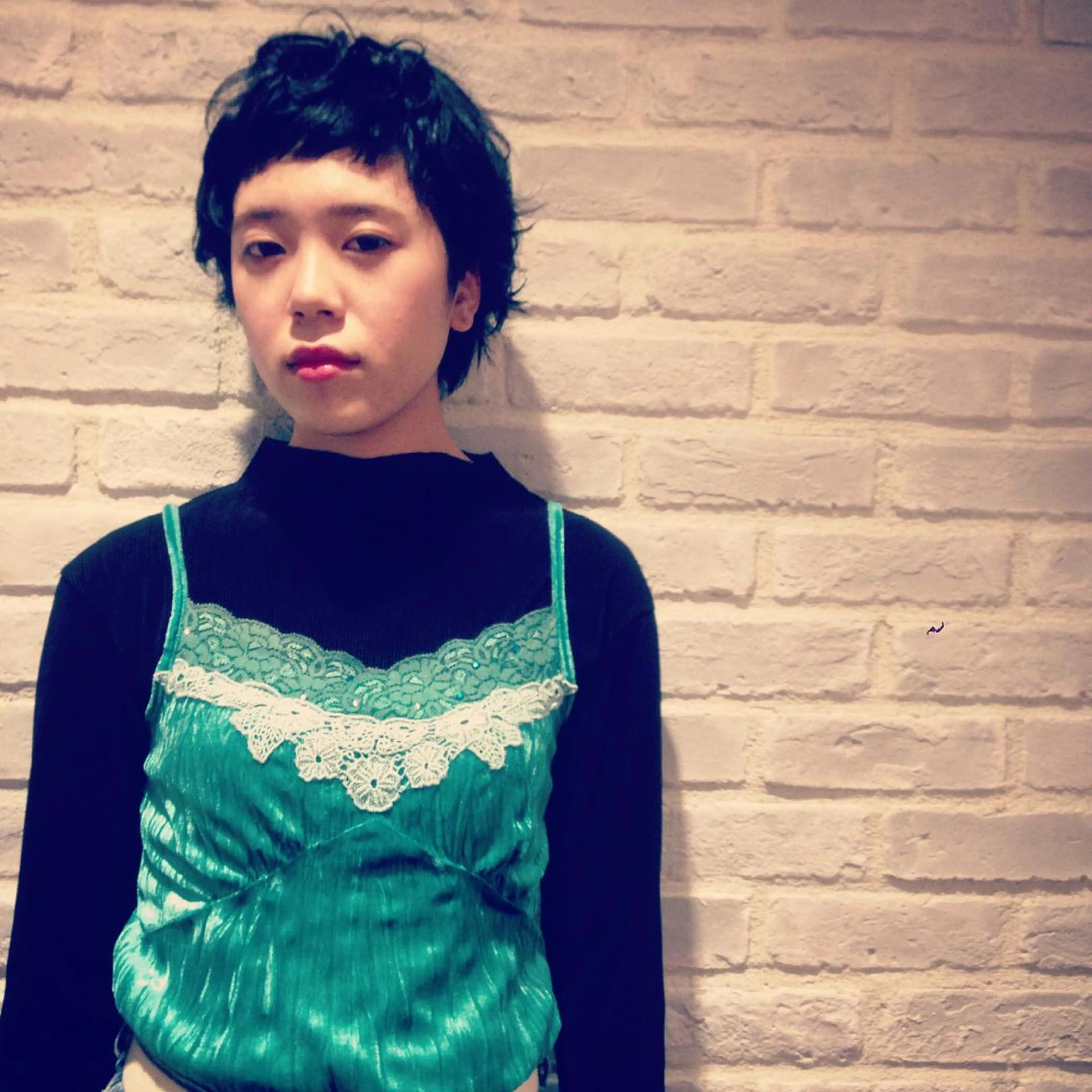 ショート カラー パーマ ヘアアレンジ アッシュ ダークアッシュ ショートヘア トリートメント la fith所属・rico_by ヘアとアイブロウのヘアスタイル