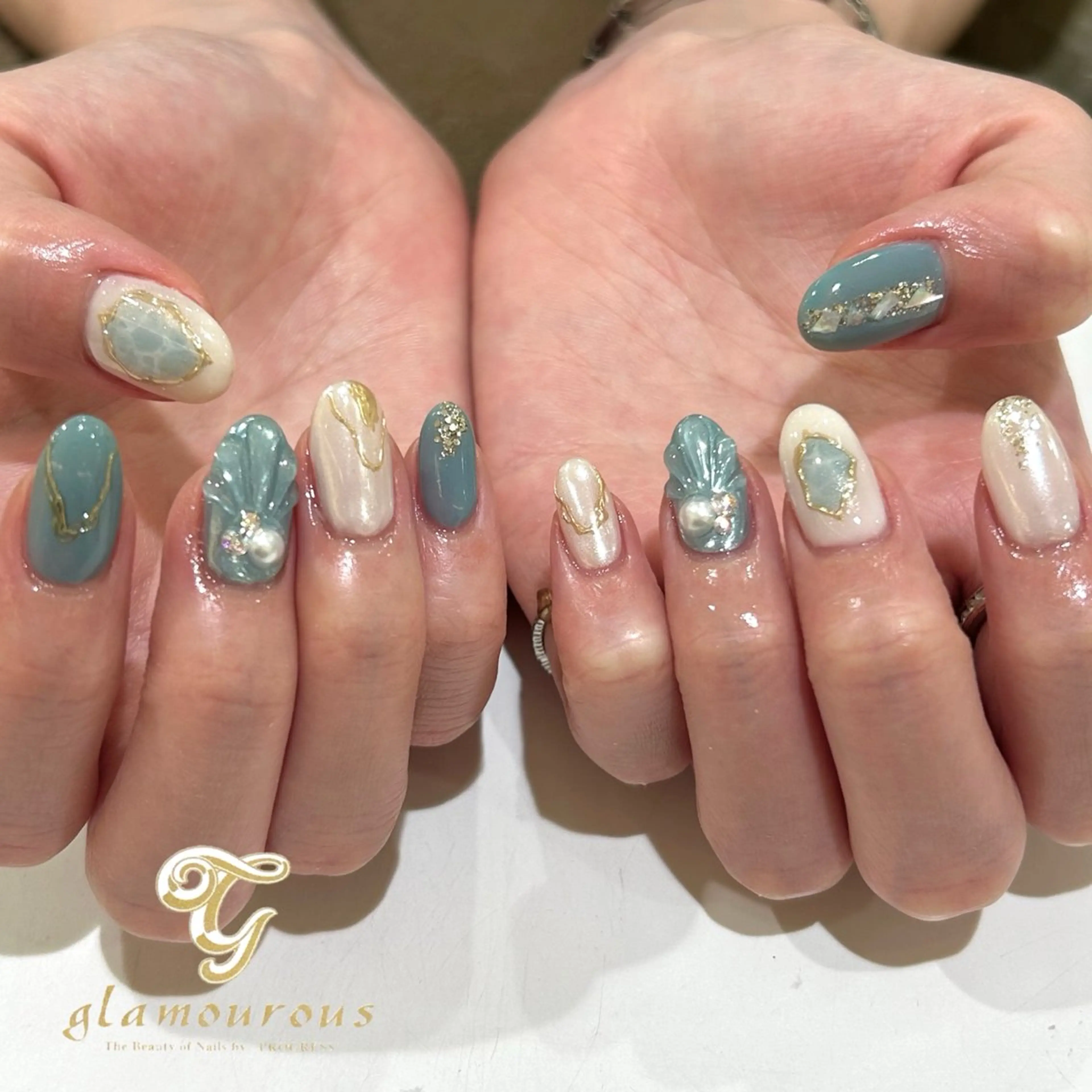 ネイル ハンドネイル 野島 千夏のネイルデザイン