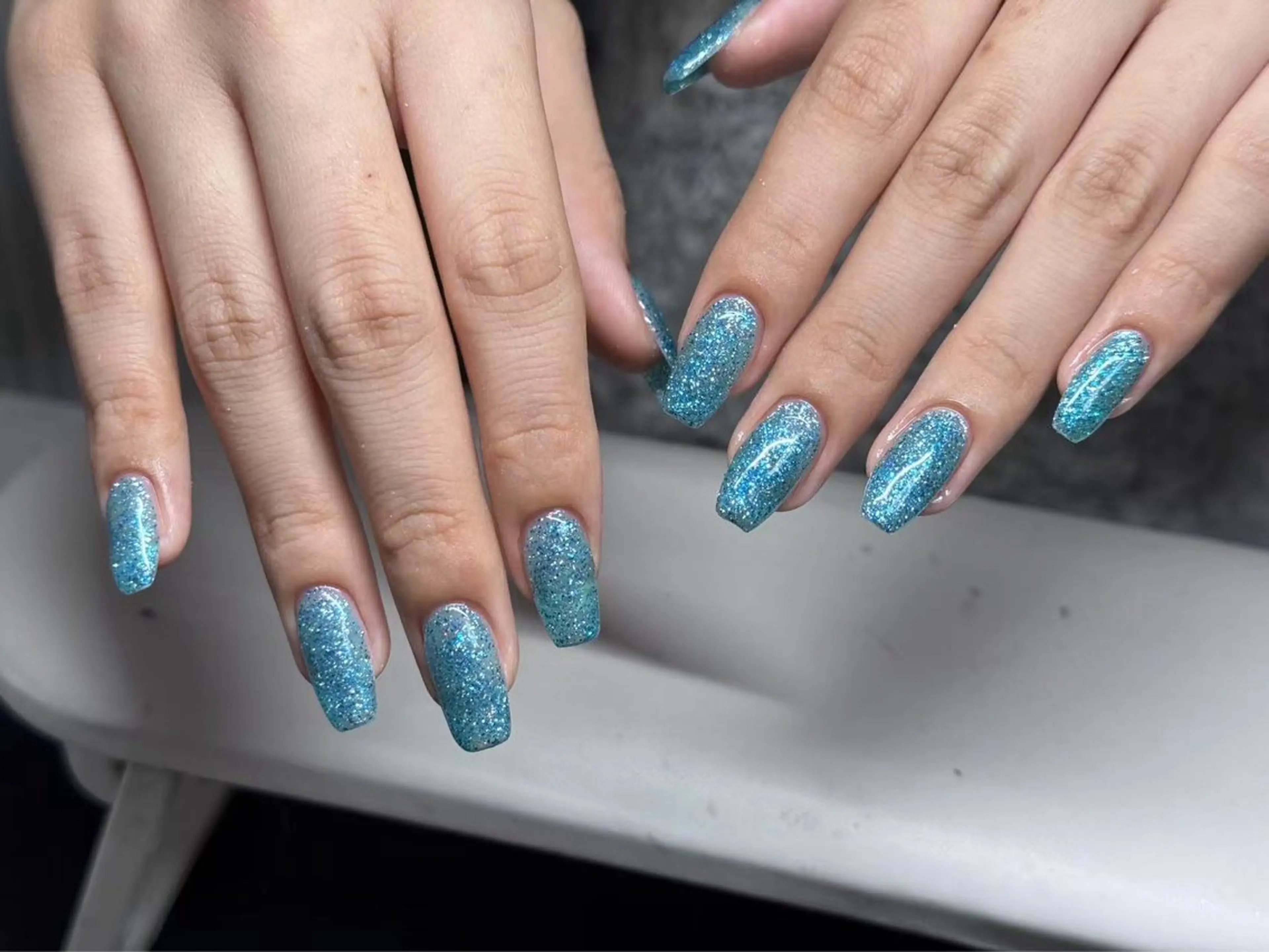 ネイル Chiara チップ長さ出しのネイルデザイン